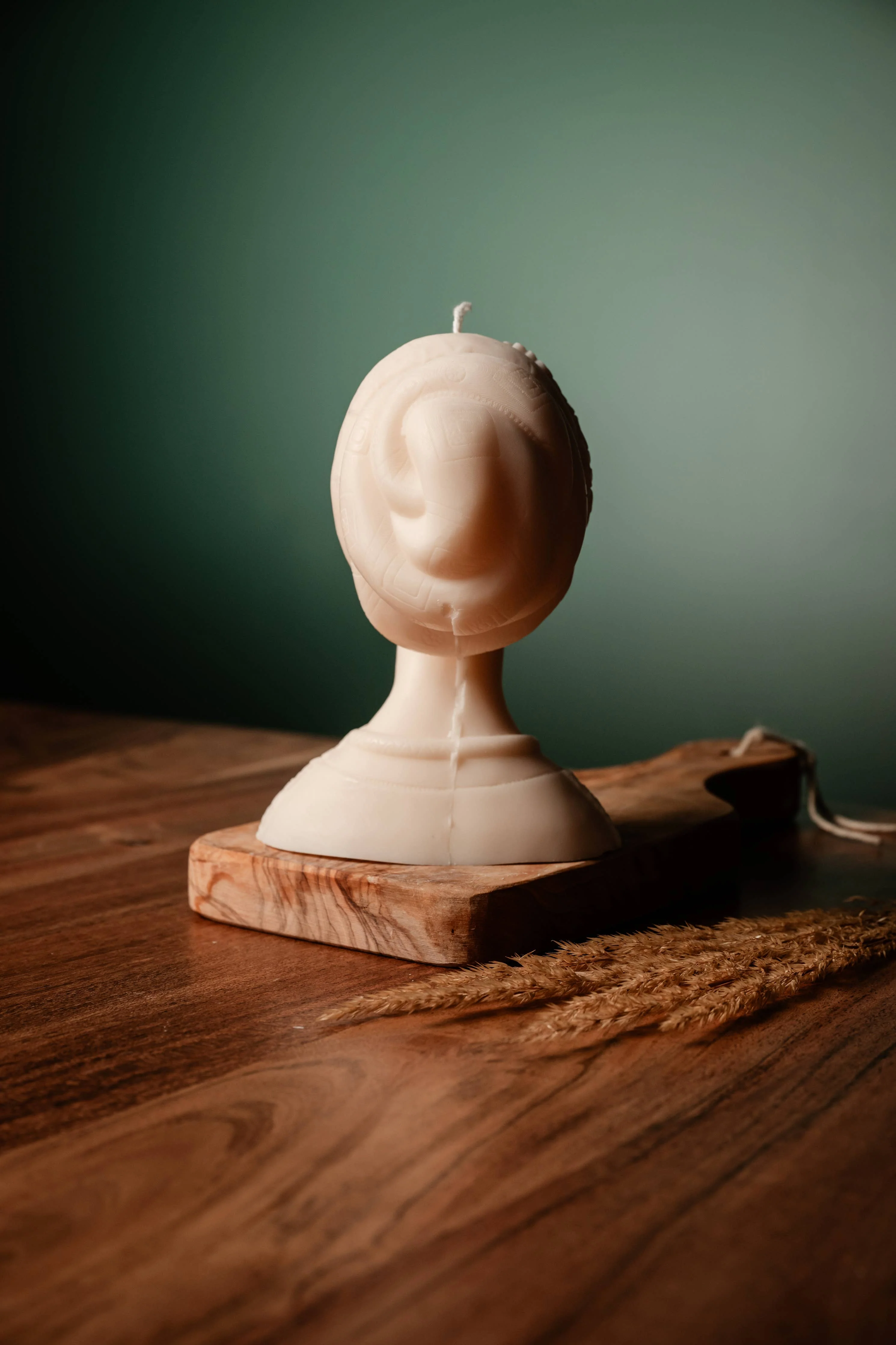 African Female Figure Candle - Image 4