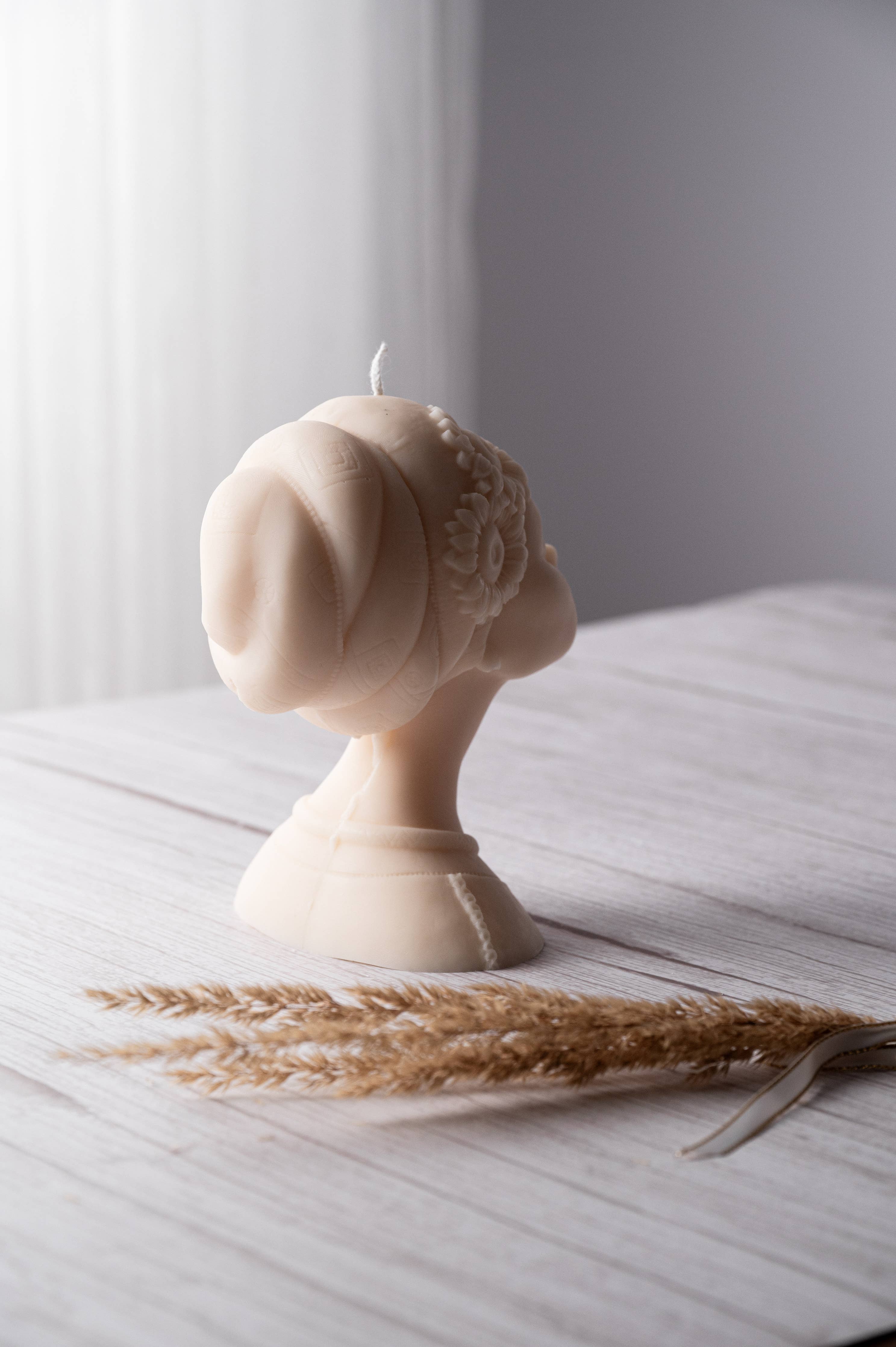 African Female Figure Candle - Image 8