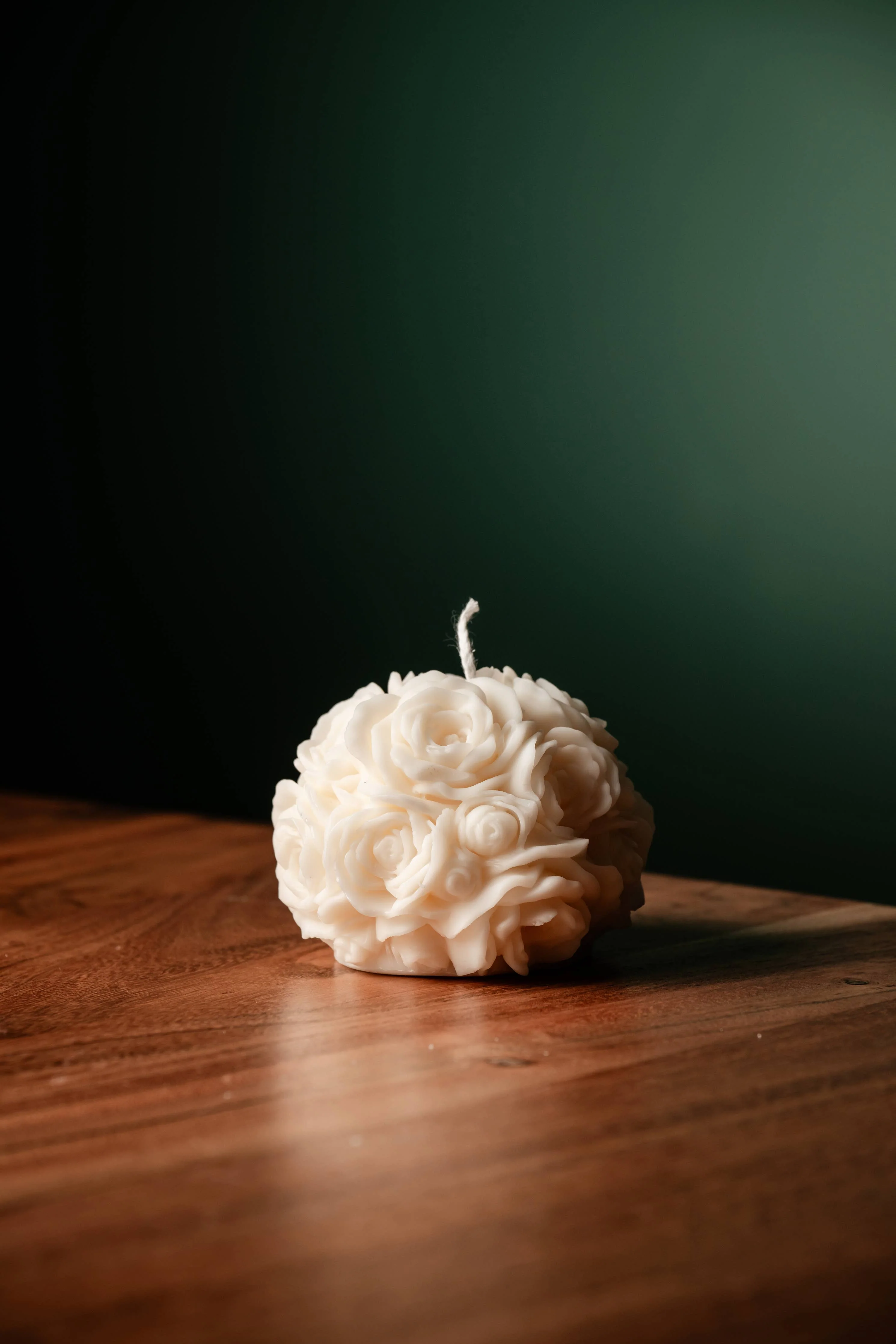 Rose Love Candle I Rose Flower Ball Candle - Image 6
