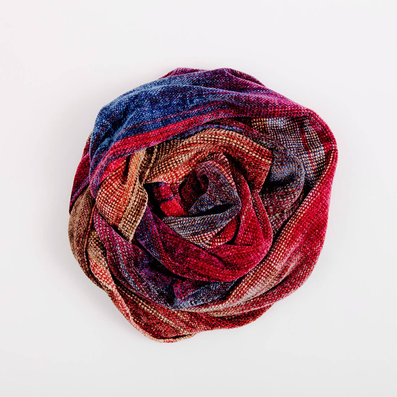 Handwoven Bamboo Chenille Infinity Scarf - Image 3