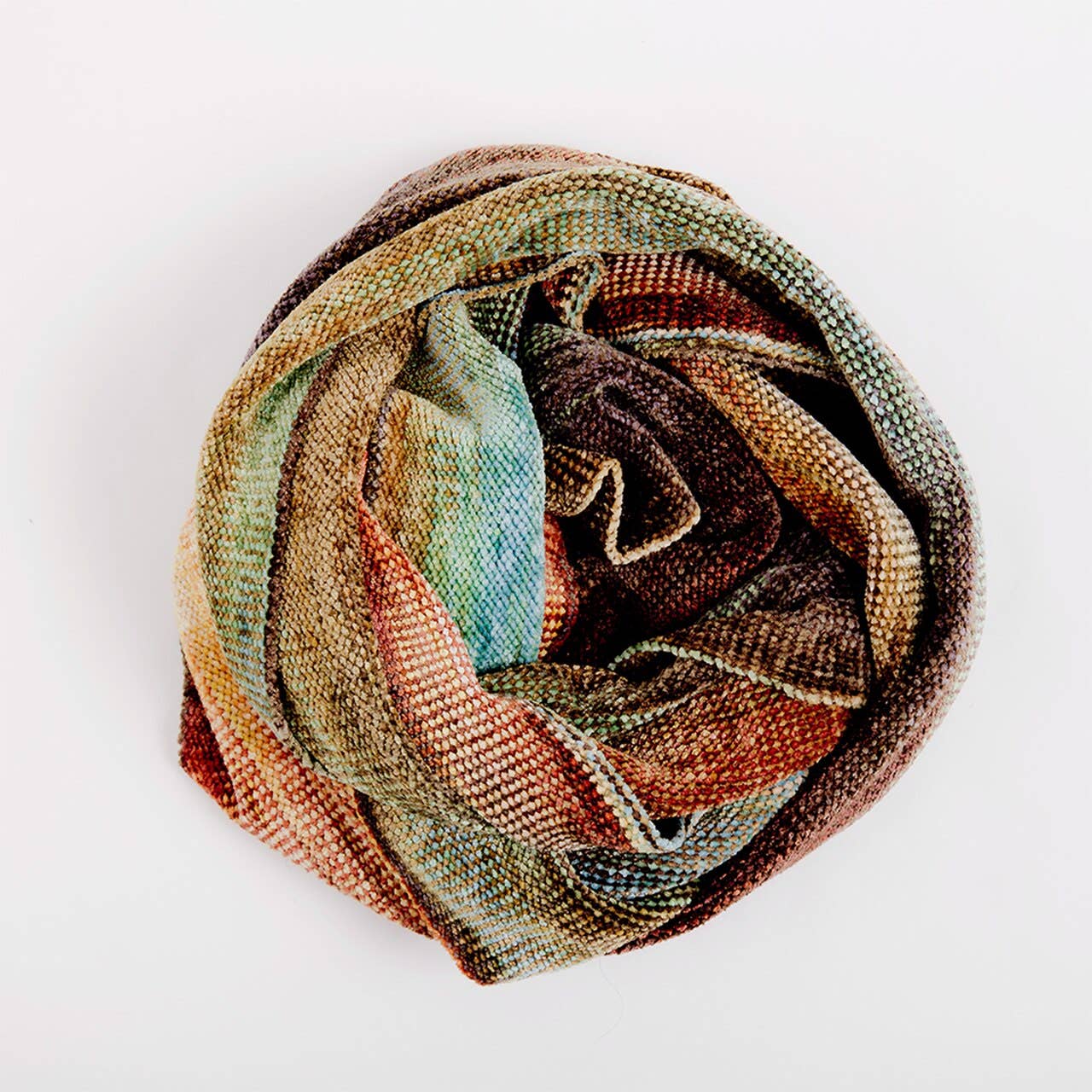 Handwoven Bamboo Chenille Infinity Scarf - Image 4