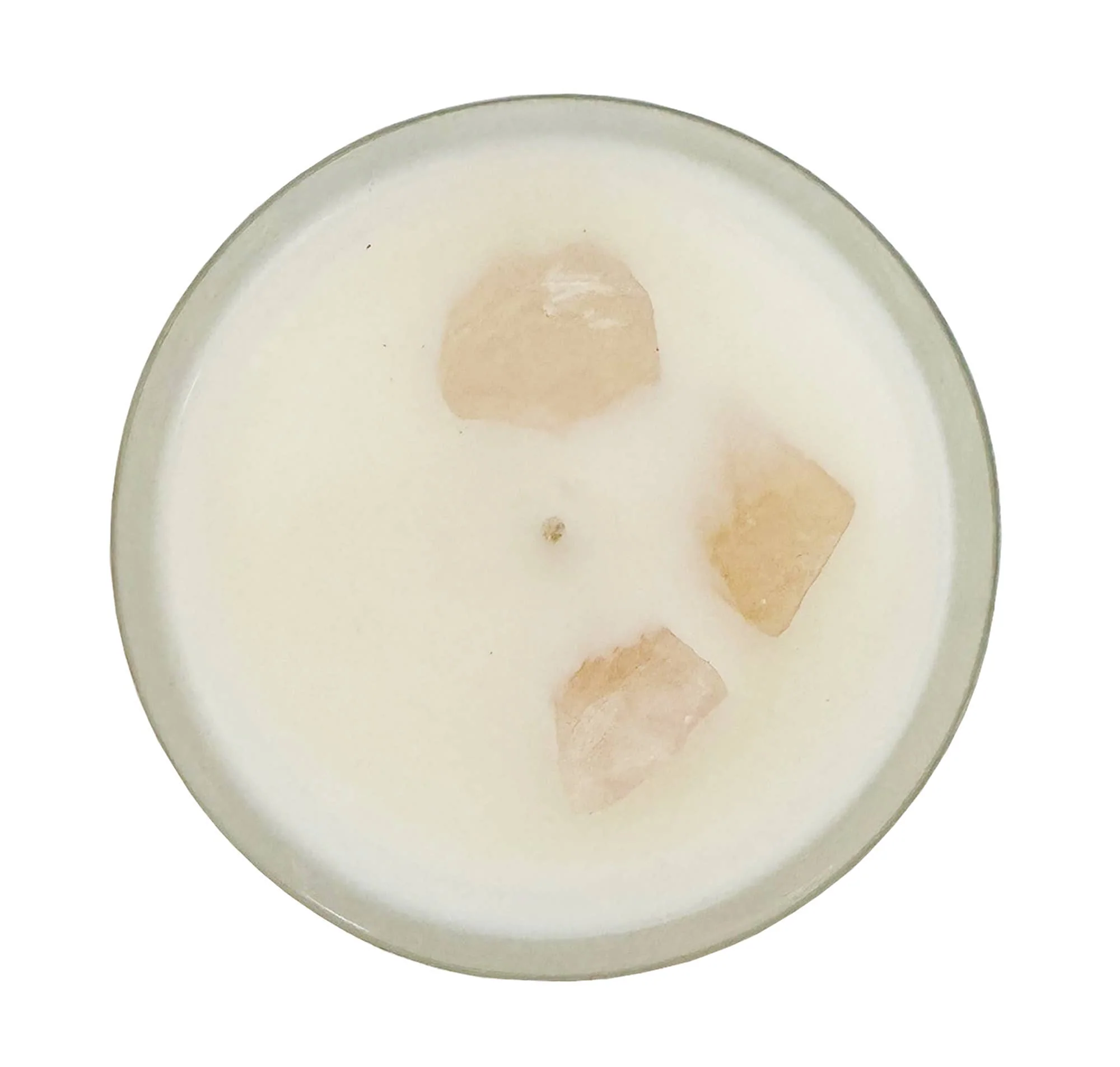 Rose Quartz & Lily Stone Candle - Image 5