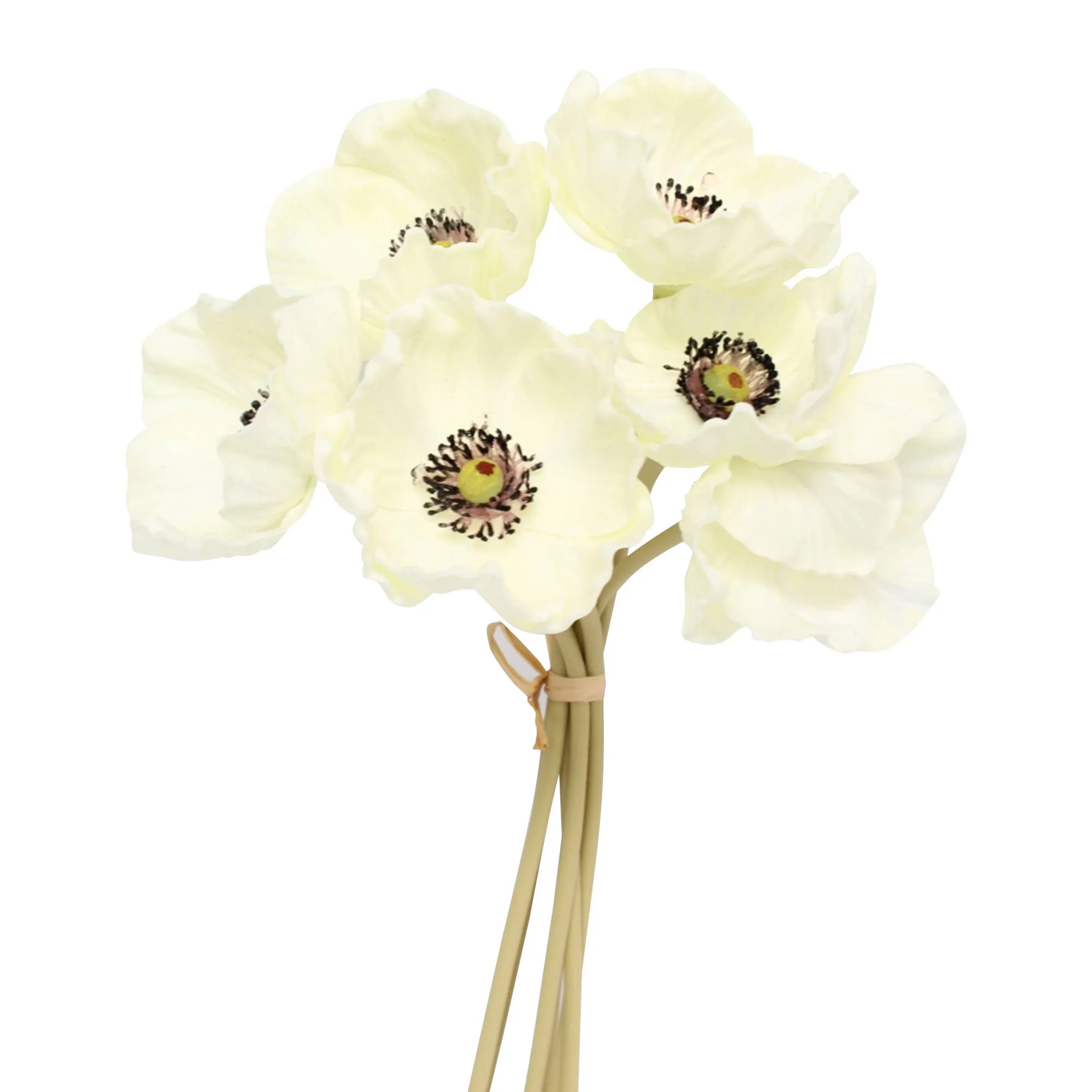 11" Real Touch Poppy-6 stems per bundle - Image 11