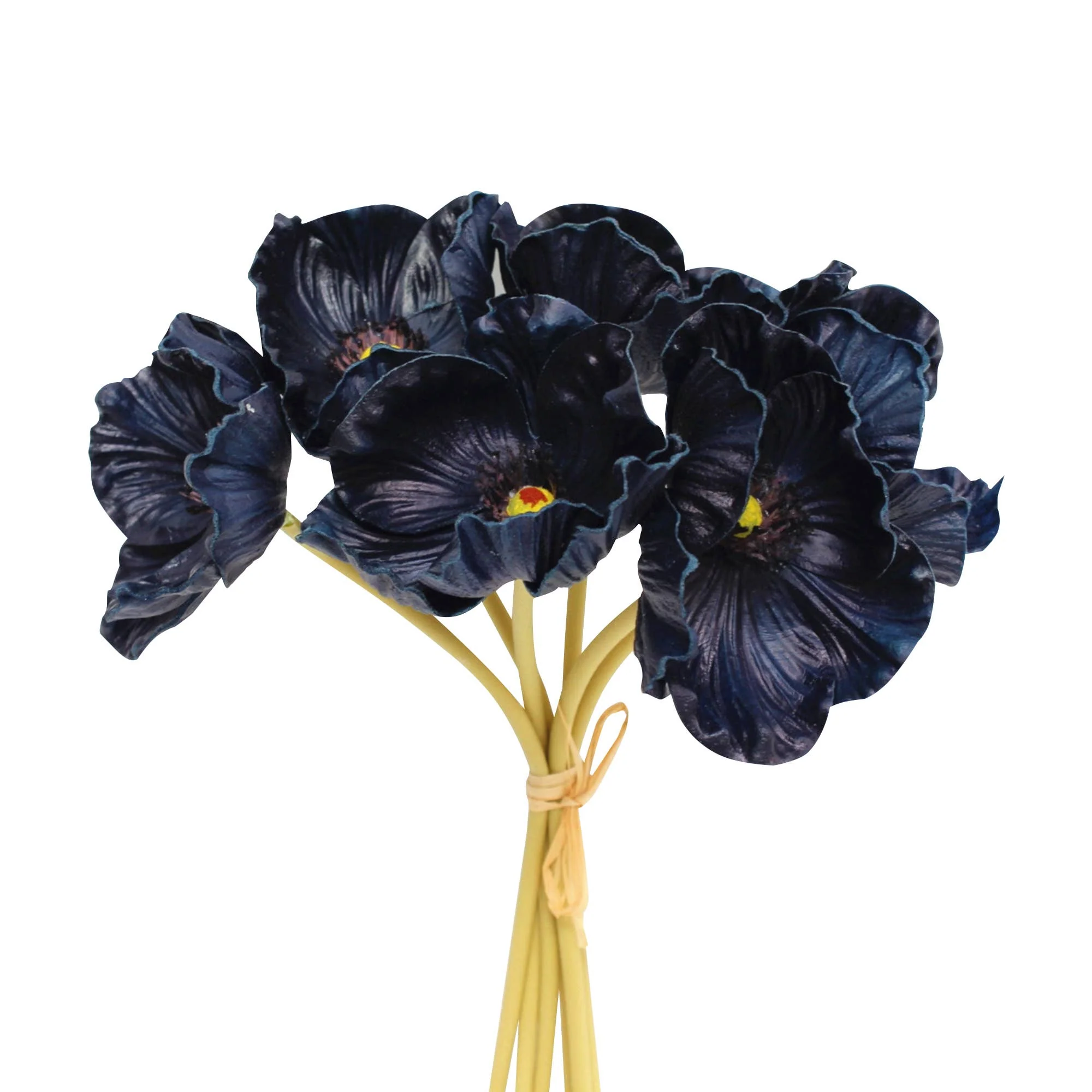 11" Real Touch Poppy-6 stems per bundle - Image 13