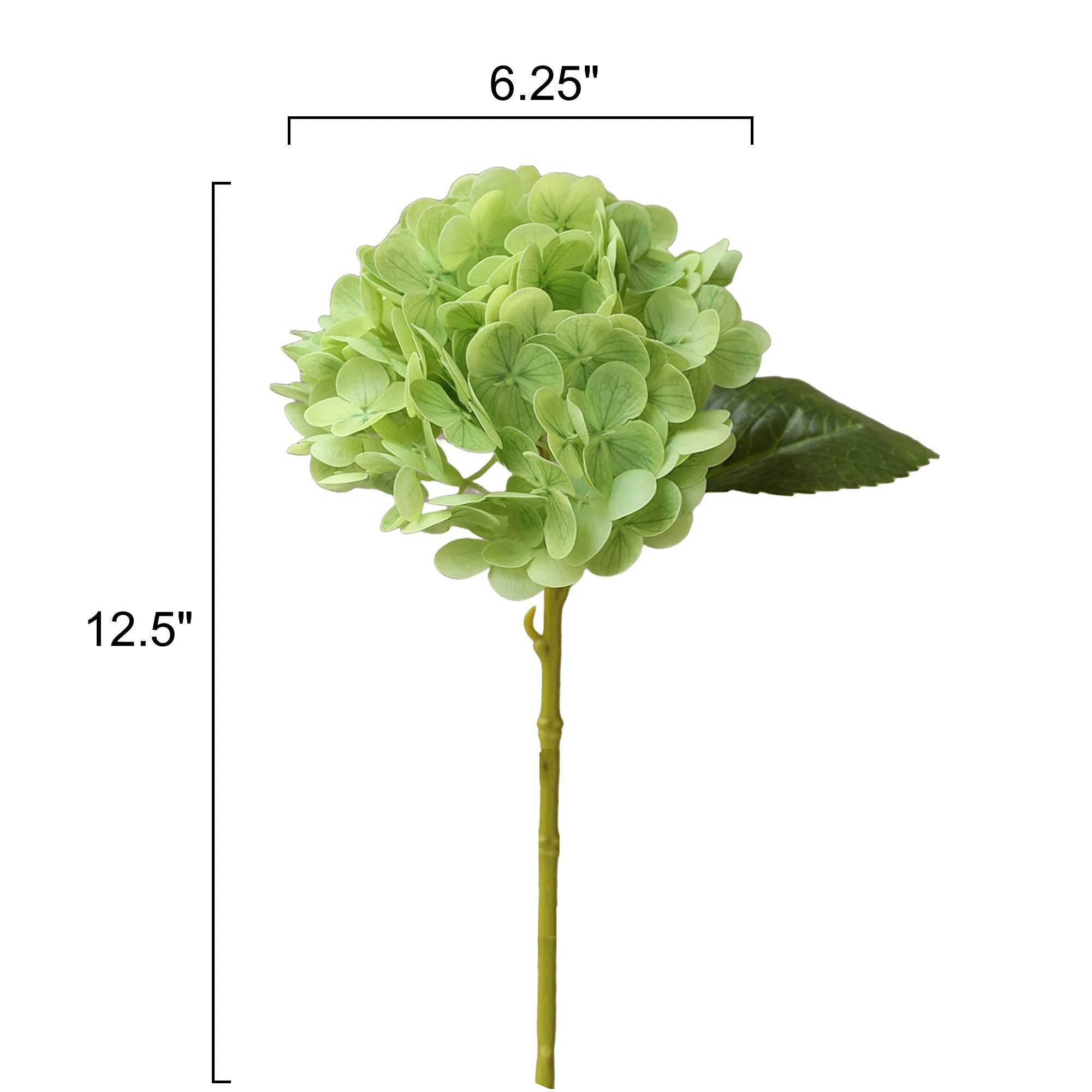 12.5"Real Touch lifelike Hydrangea-6”bloom - Image 12