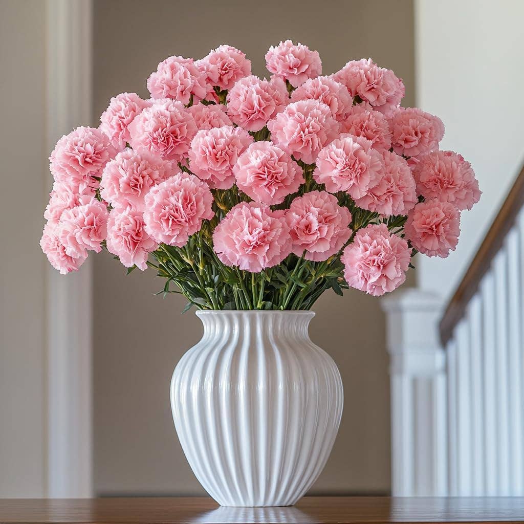 19.5"-Real Touch Classic Artificial Carnation - Image 5
