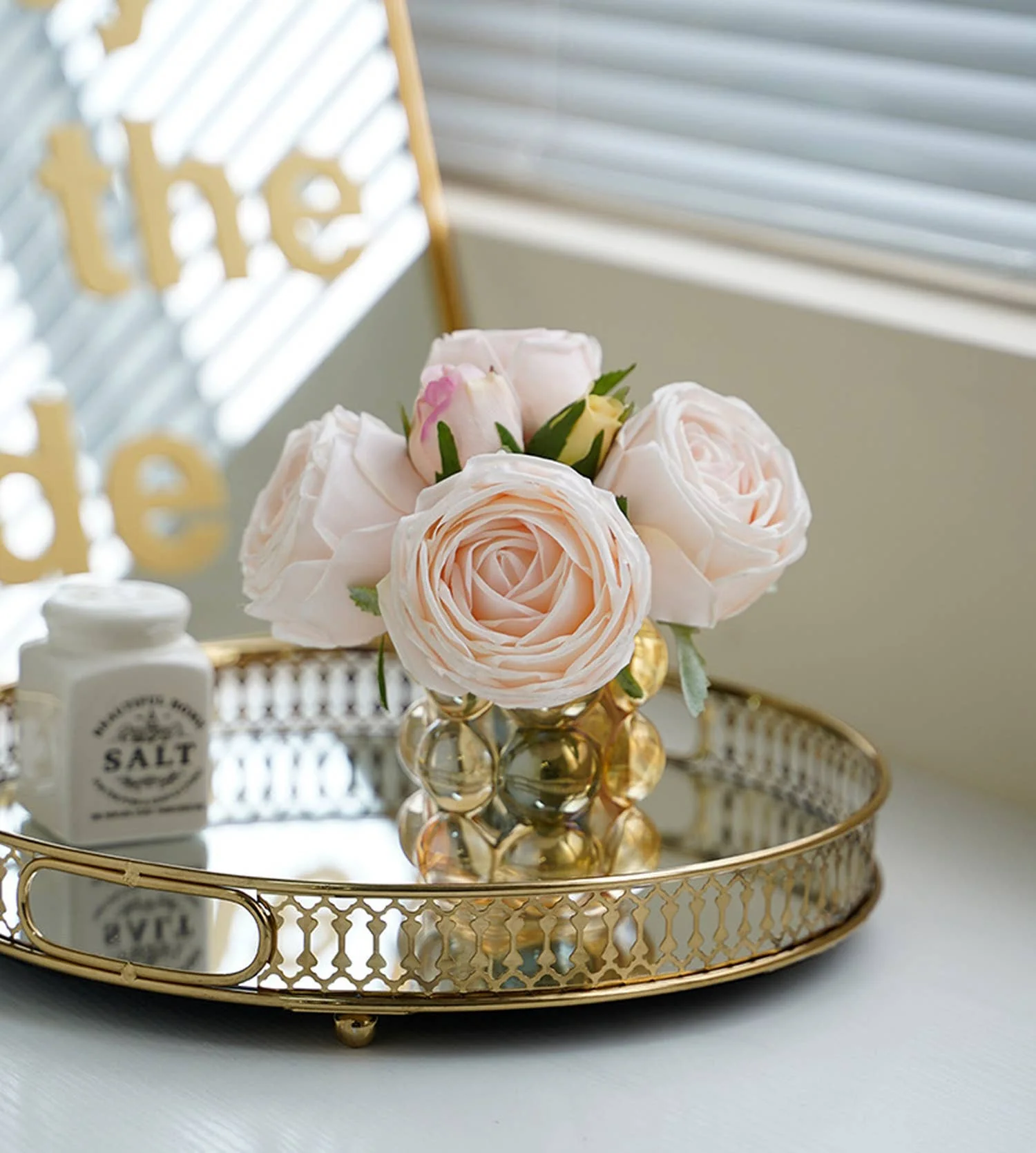 6-stem bundle-Real Touch Rose Bouquet - Image 5