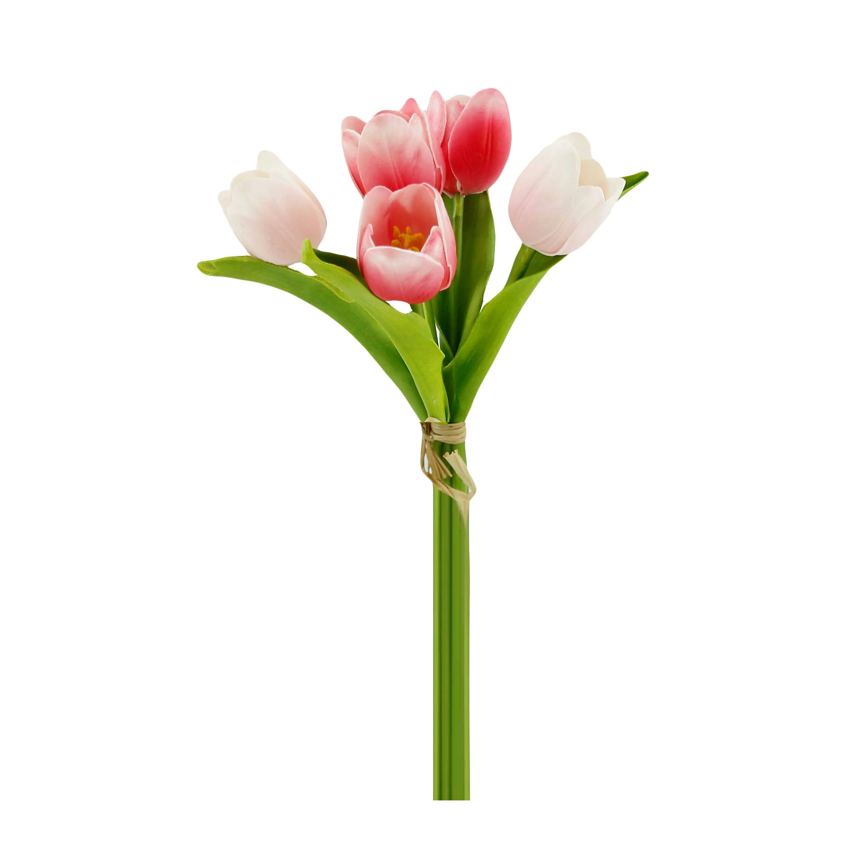Pack of 5-stems Real Touch medium open tulip - Image 10