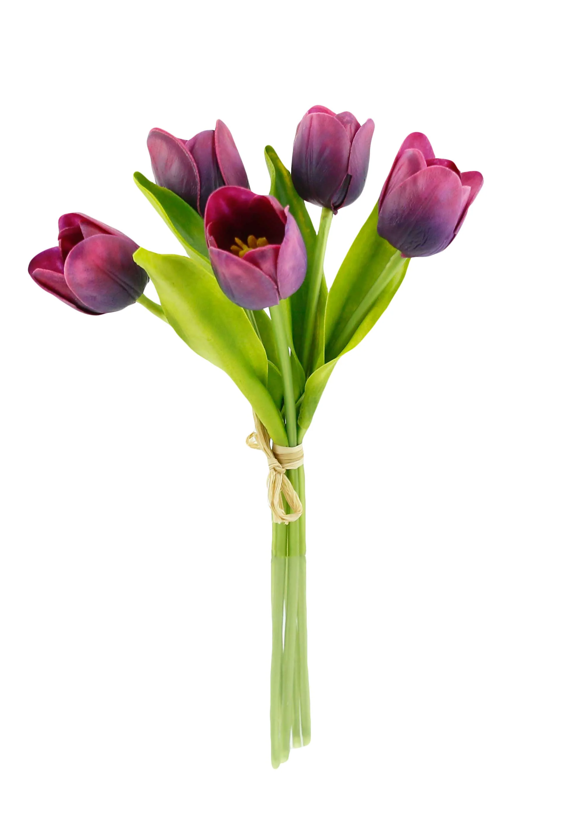 Pack of 5-stems Real Touch medium open tulip - Image 20