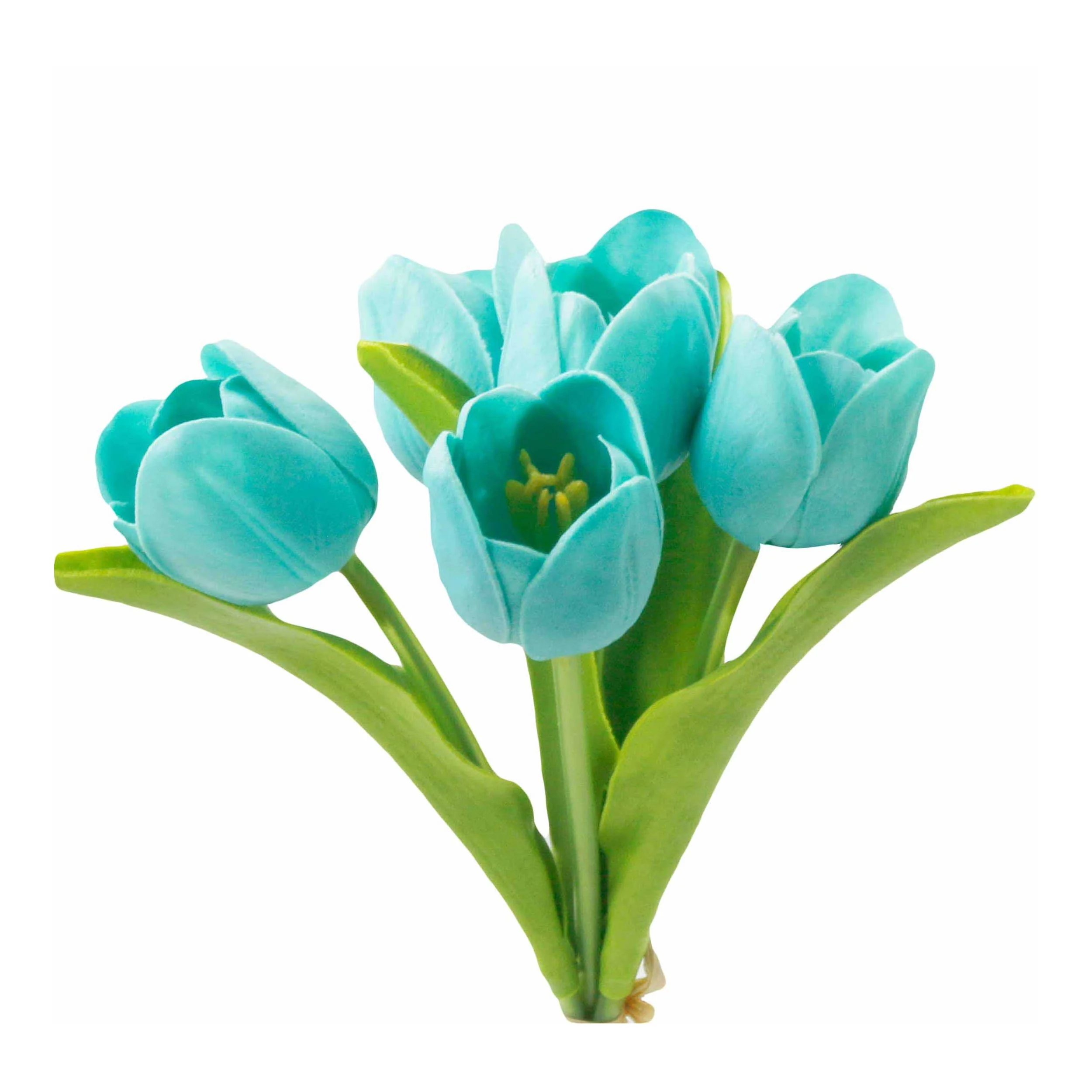 Pack of 5-stems Real Touch medium open tulip - Image 24