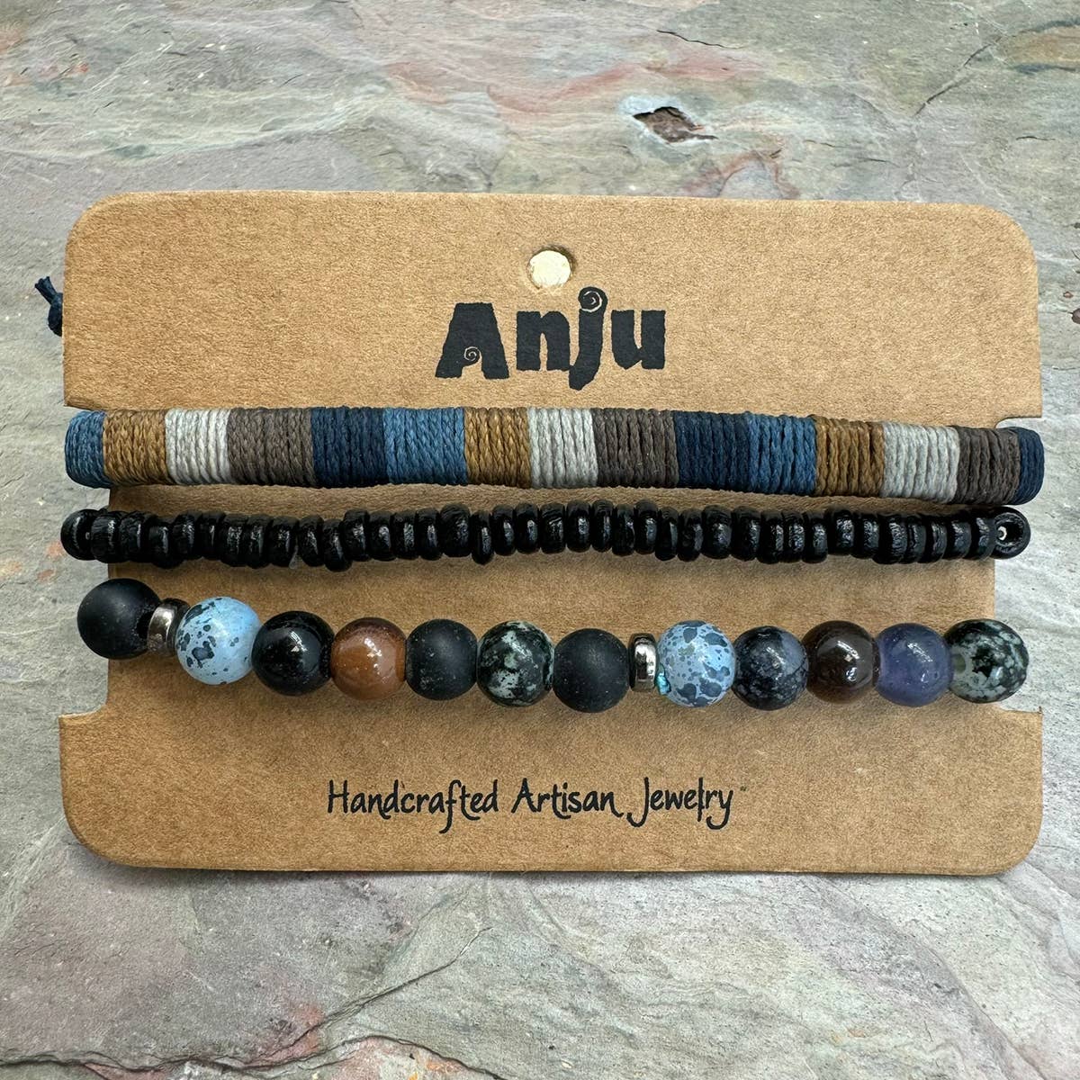 Ocean Depths Trio Men's Bracelet Set - Image 4