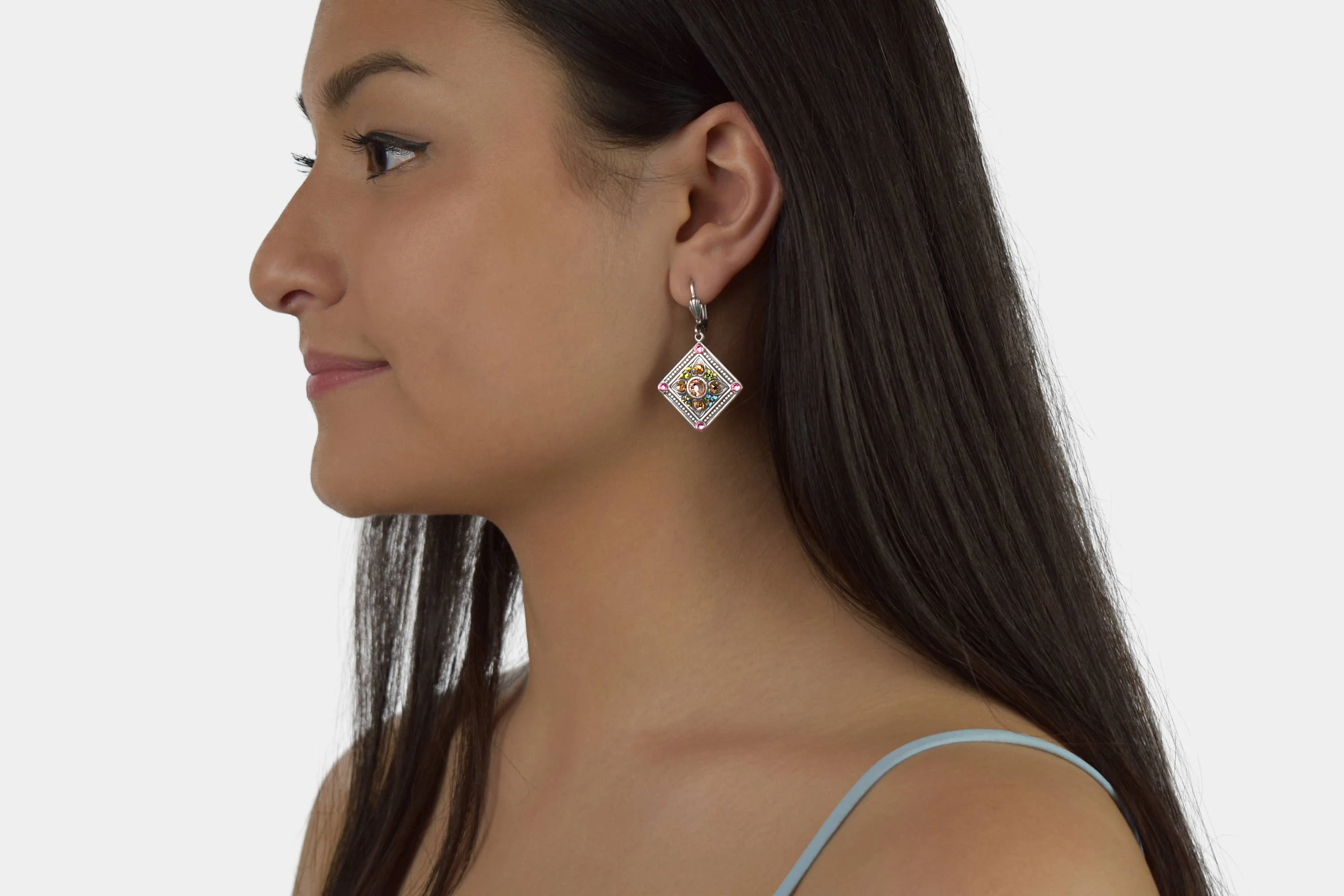 Maia Crystal Earrings - Image 2