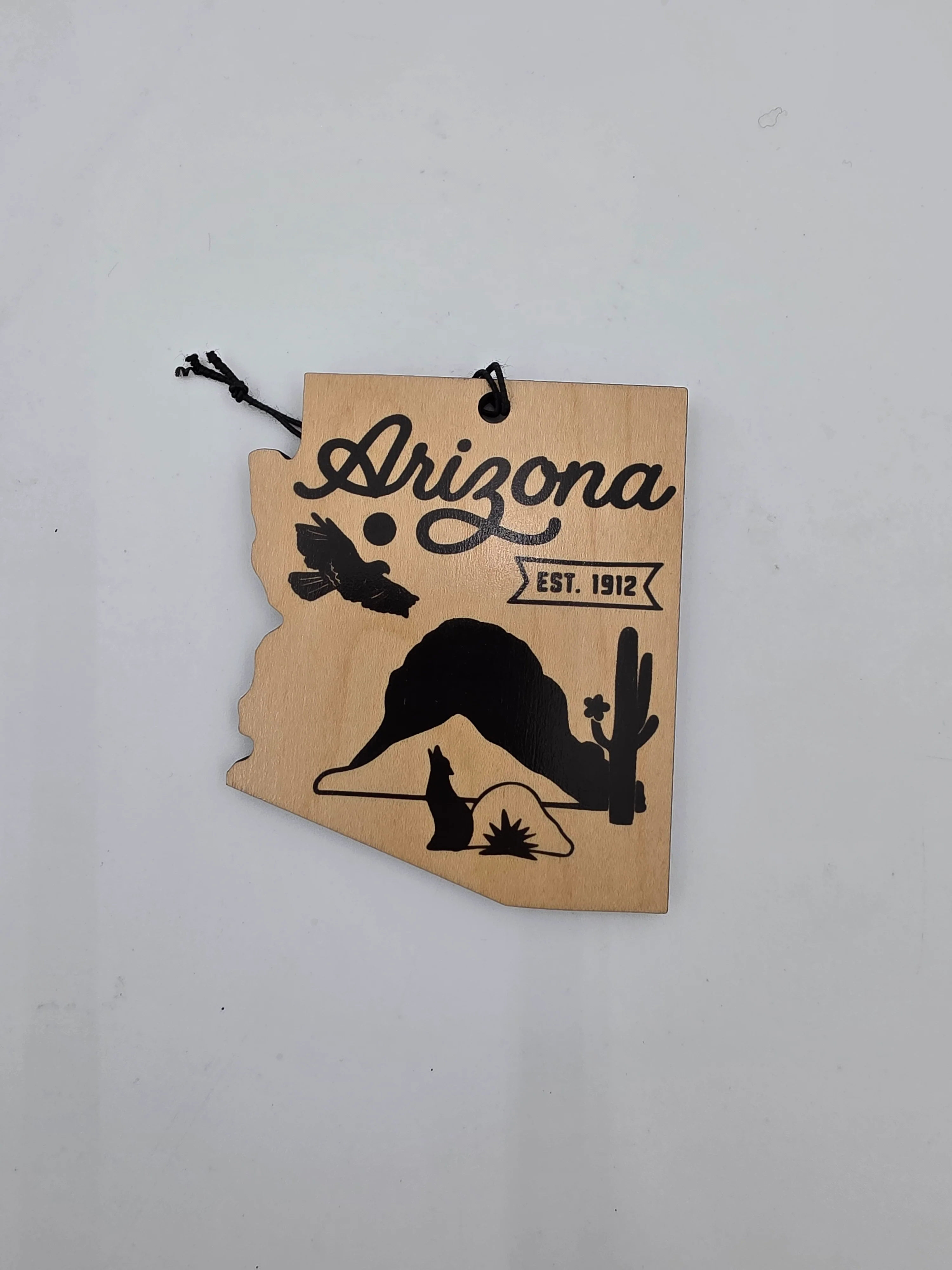 Arizona wooden ornament
