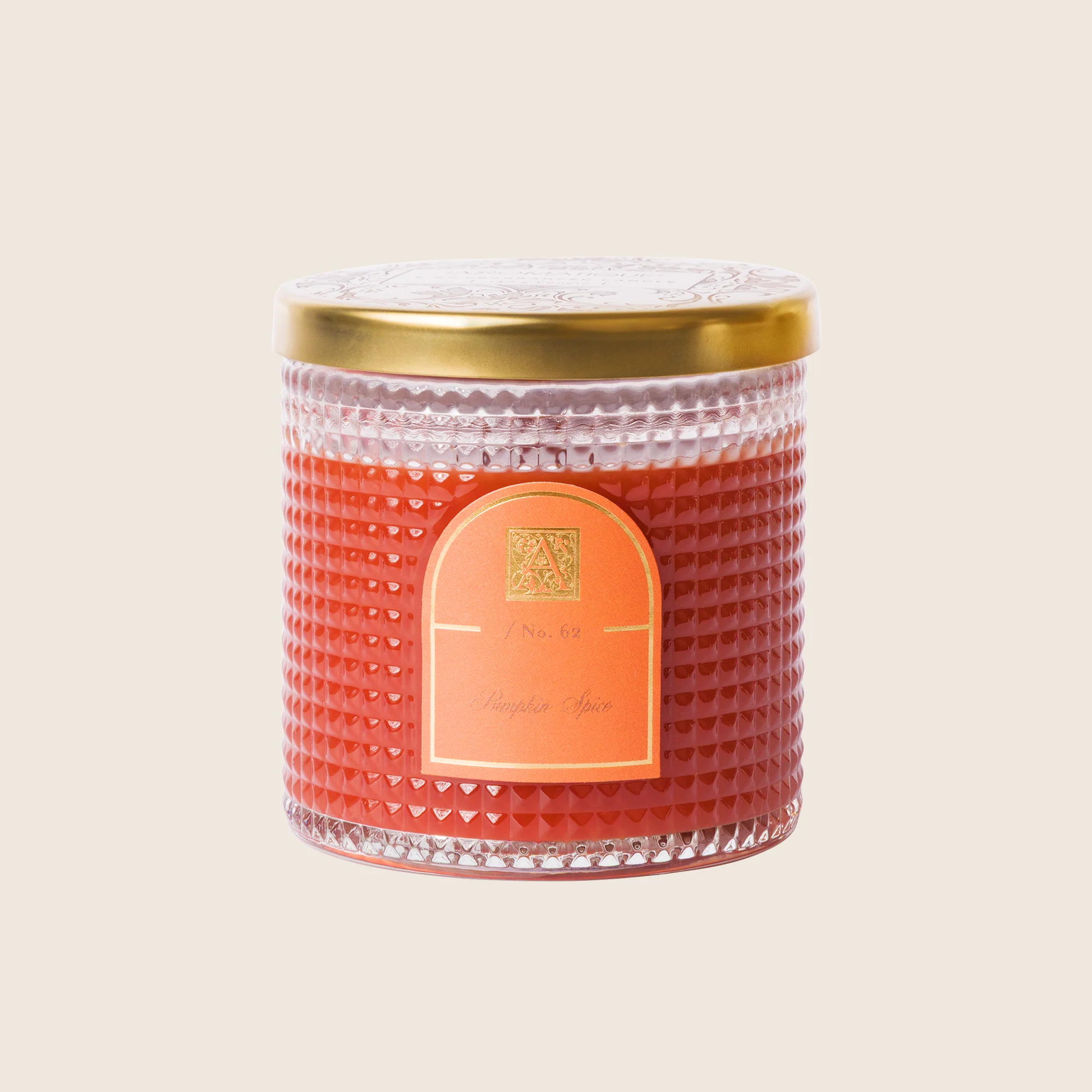Pumpkin Spice - Textured Glass Candle - Image 2