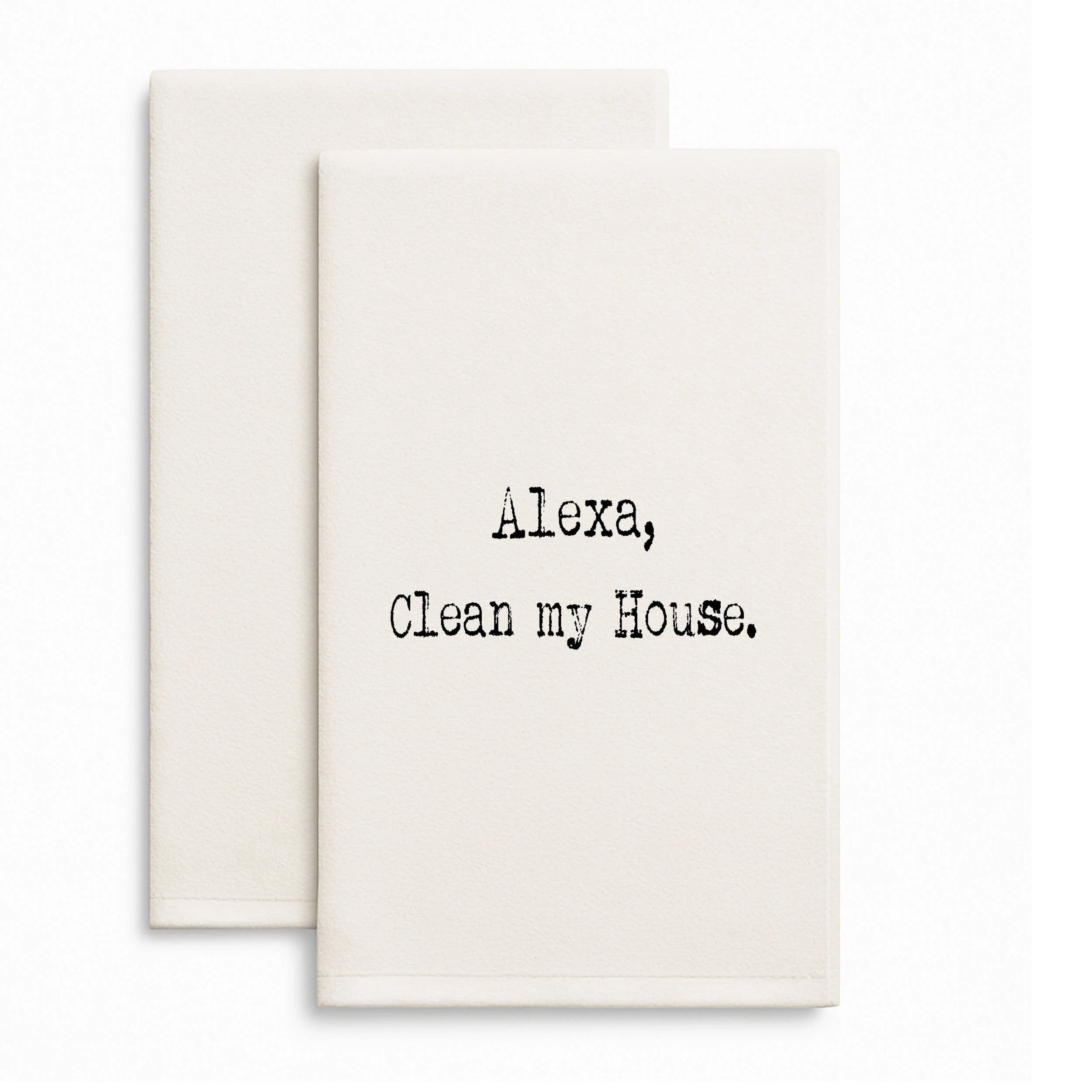Alexa Clean My House funny towel - Image 3