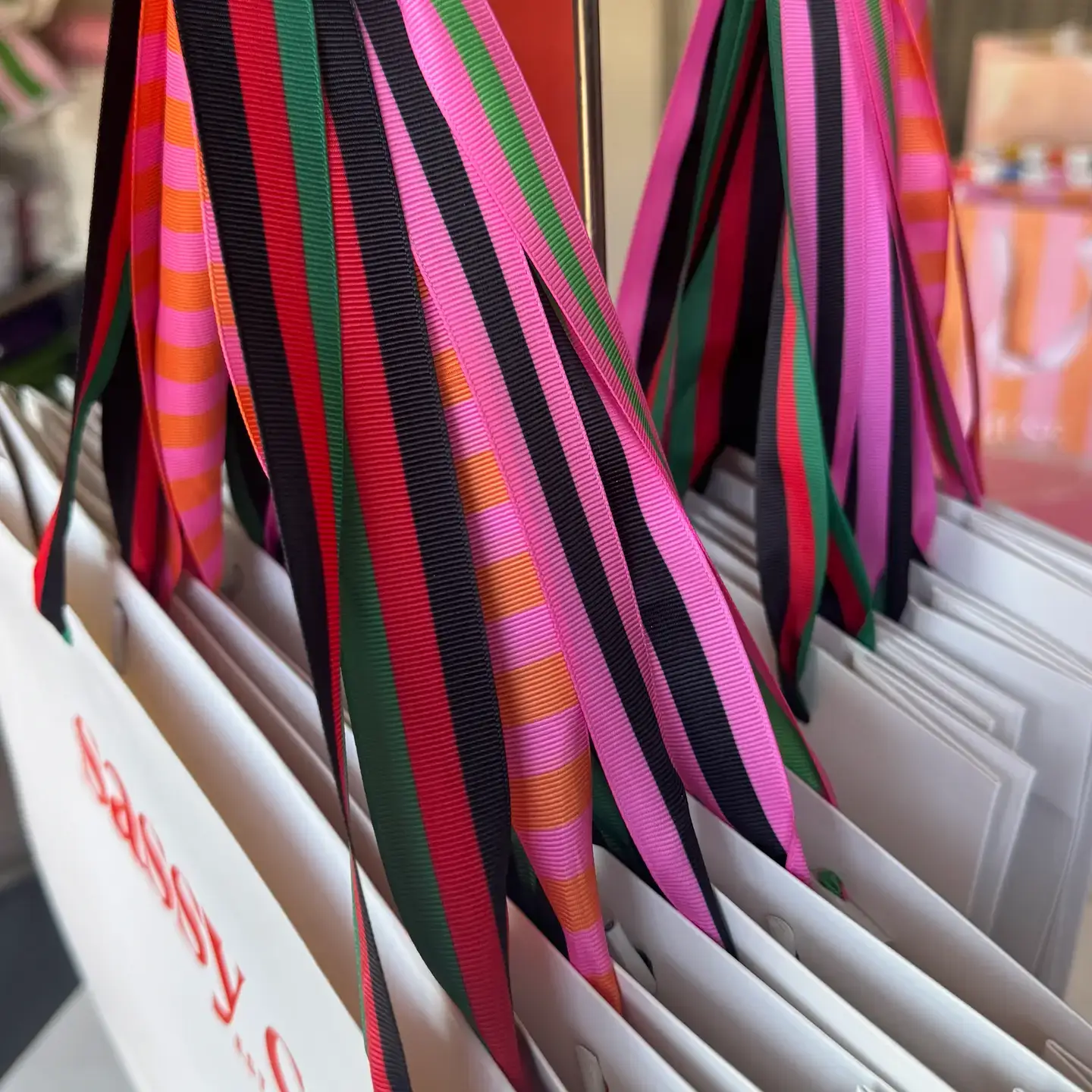 |Happy Birthday | pink + orange GIFT BAG - Image 2
