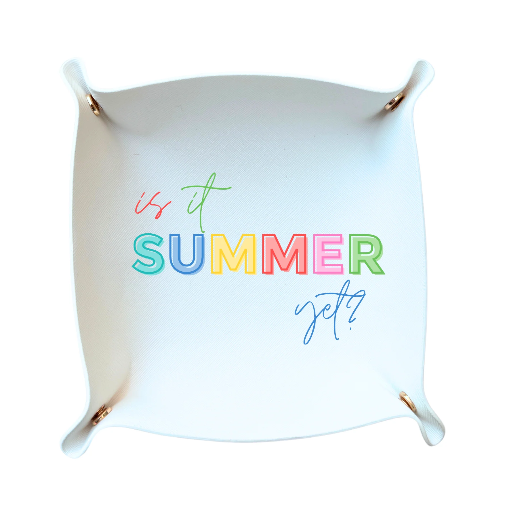 Teacher Gift "Is it Summer yet?" Trinket Gift tray - Image 2