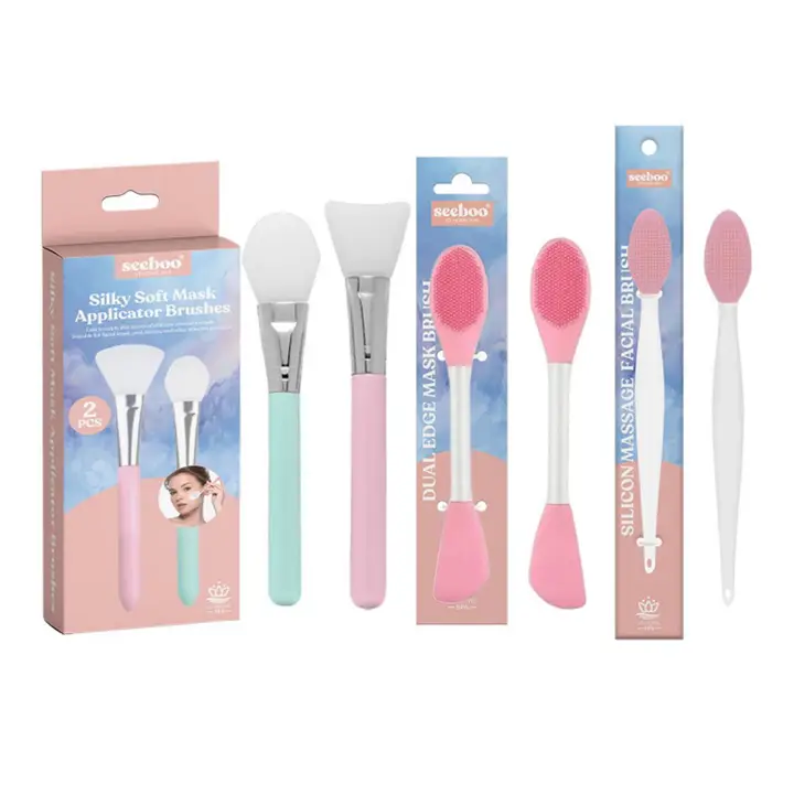 assorted facial brushes (sold separately)