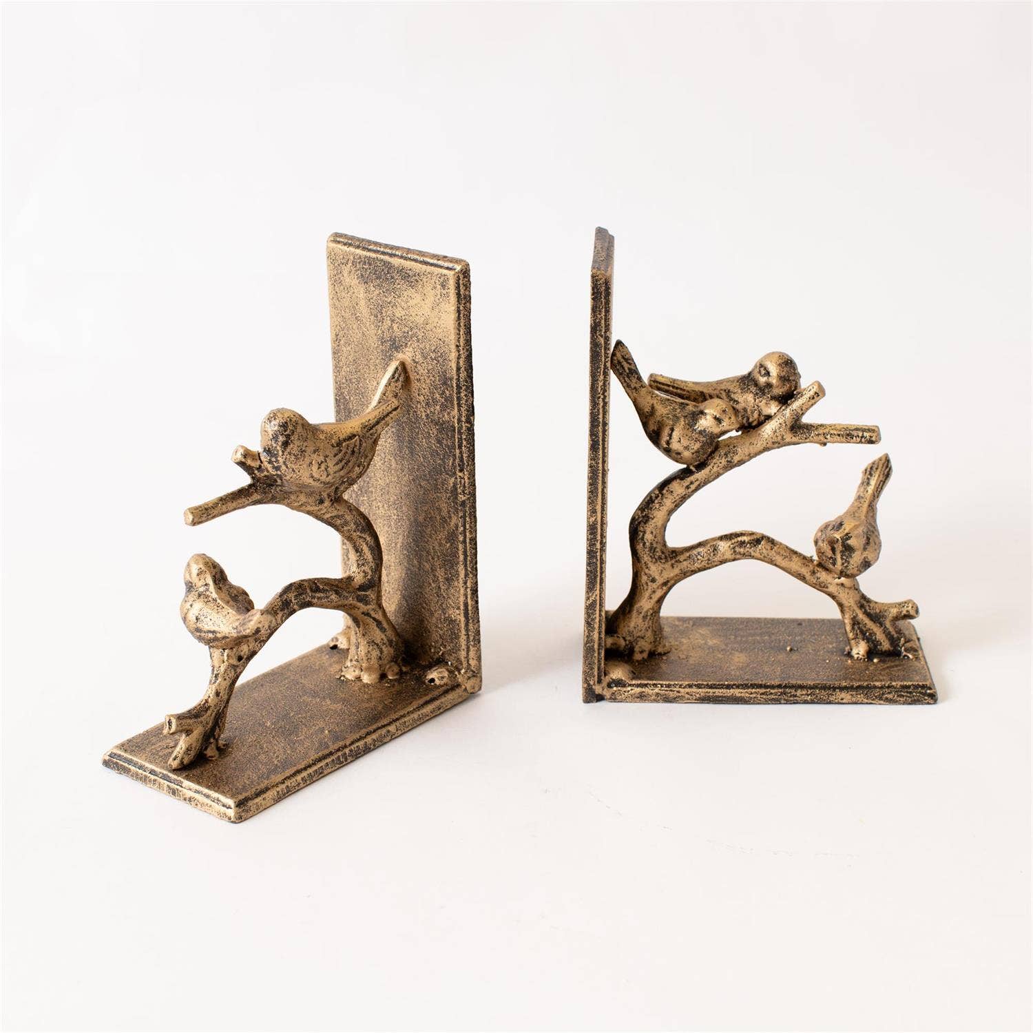 Birds On Branch, Gold Finish - Set of Two - Image 4