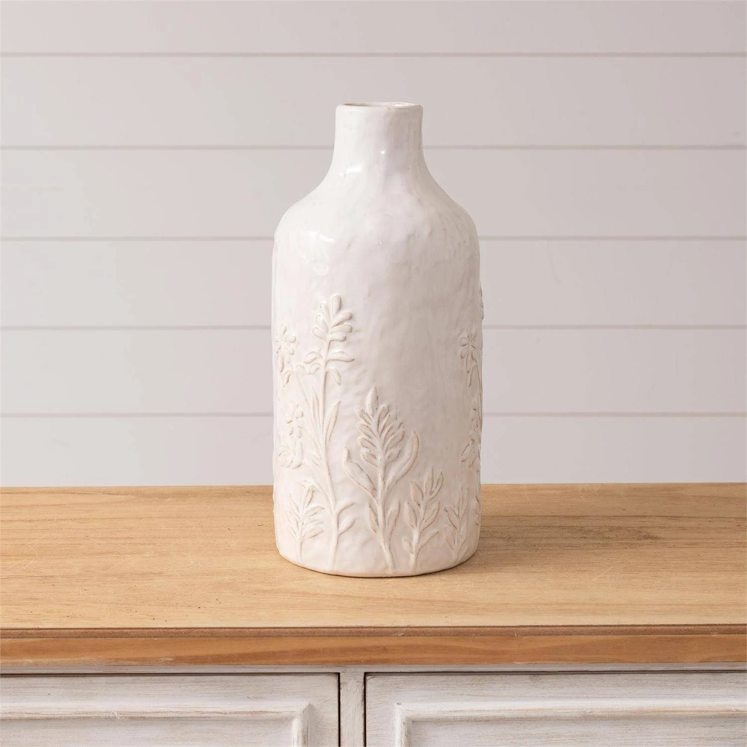 Botanical Vase, White - Image 2