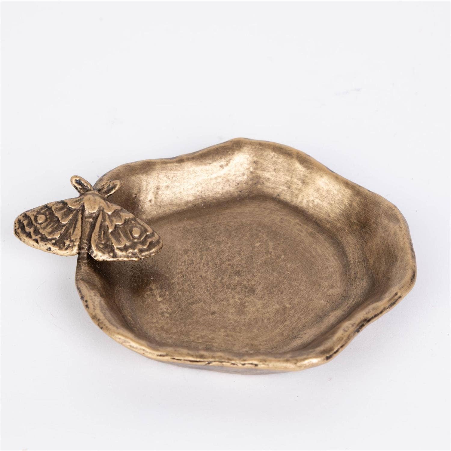 Brass Finish Butterfly Trinket Tray - Image 3