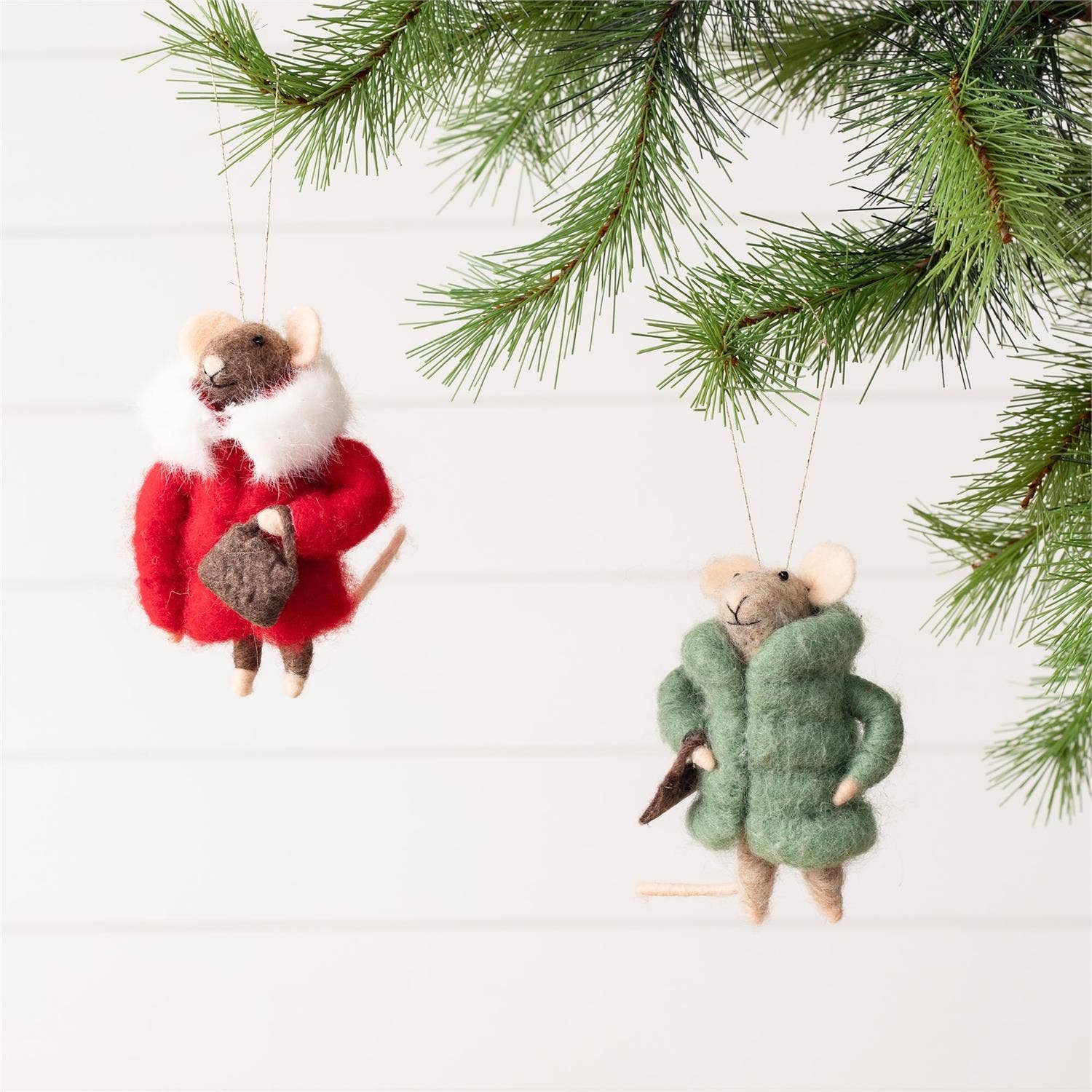 Felted Wool Cozy Winter Mice-assorted-sold seperatly - Image 2