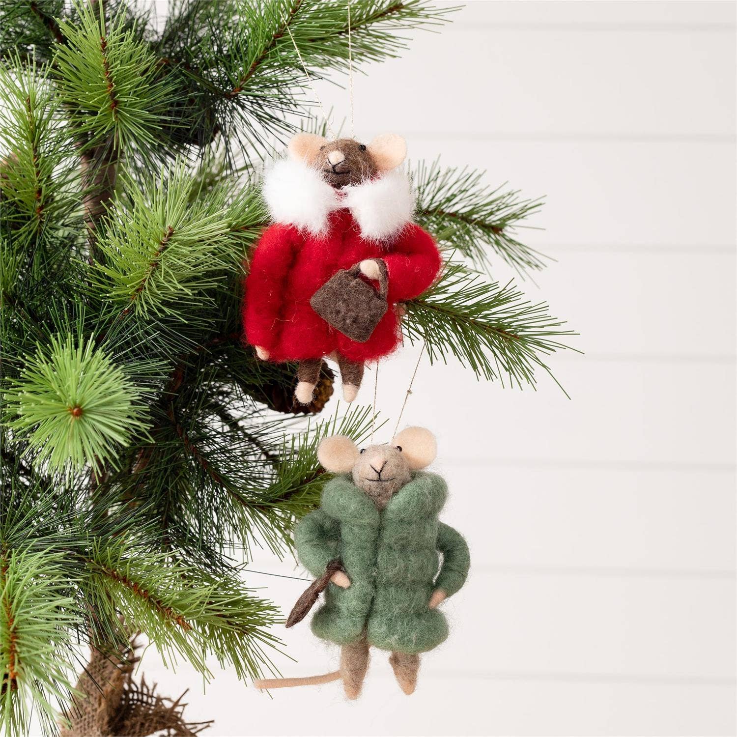 Felted Wool Cozy Winter Mice-assorted-sold seperatly - Image 3