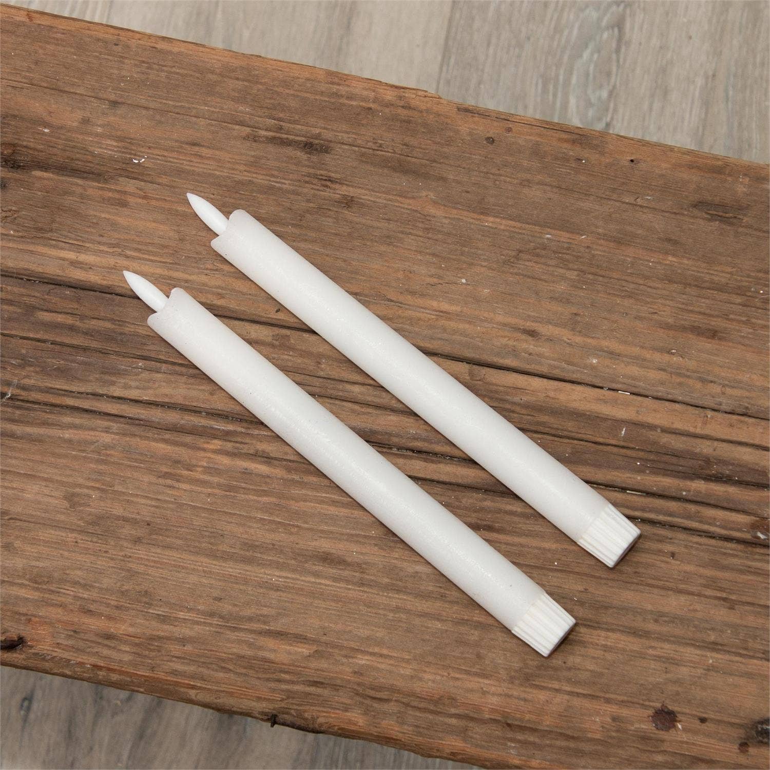 Taper Candles - White Flameless - Image 2