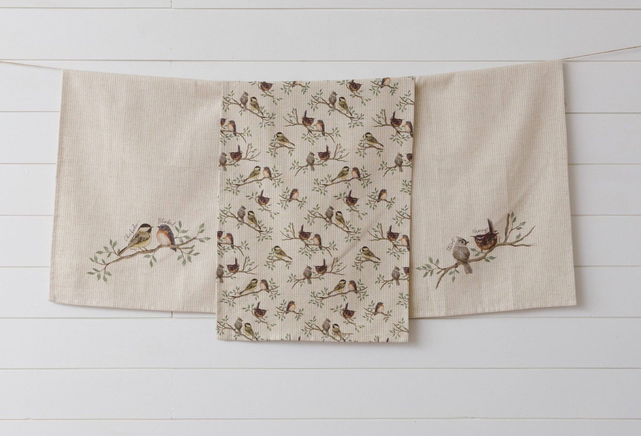 Tea Towels - Birds On Branches