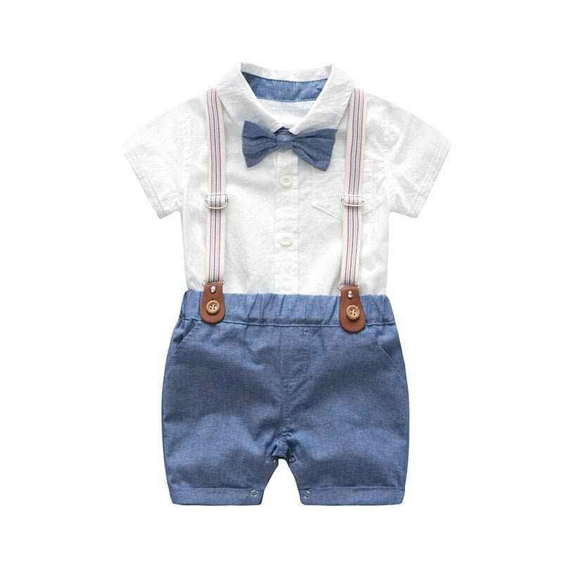 Baby Boy Clothes Party Suits: Blue / 9M - Image 3