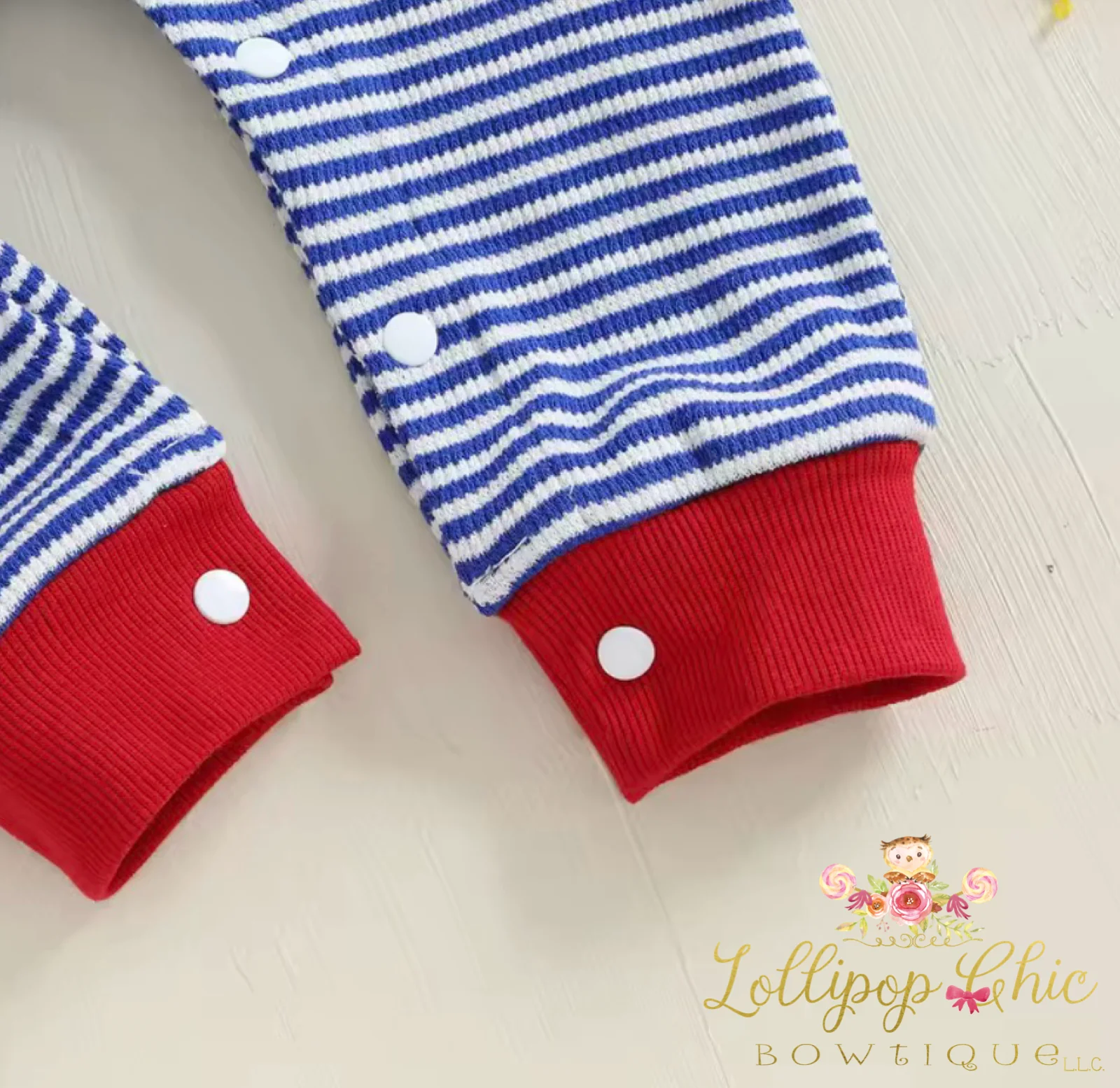 Baby Boy Fire Truck Embroidered Jumpsuit Romper Onesie: 0-3M - Image 3