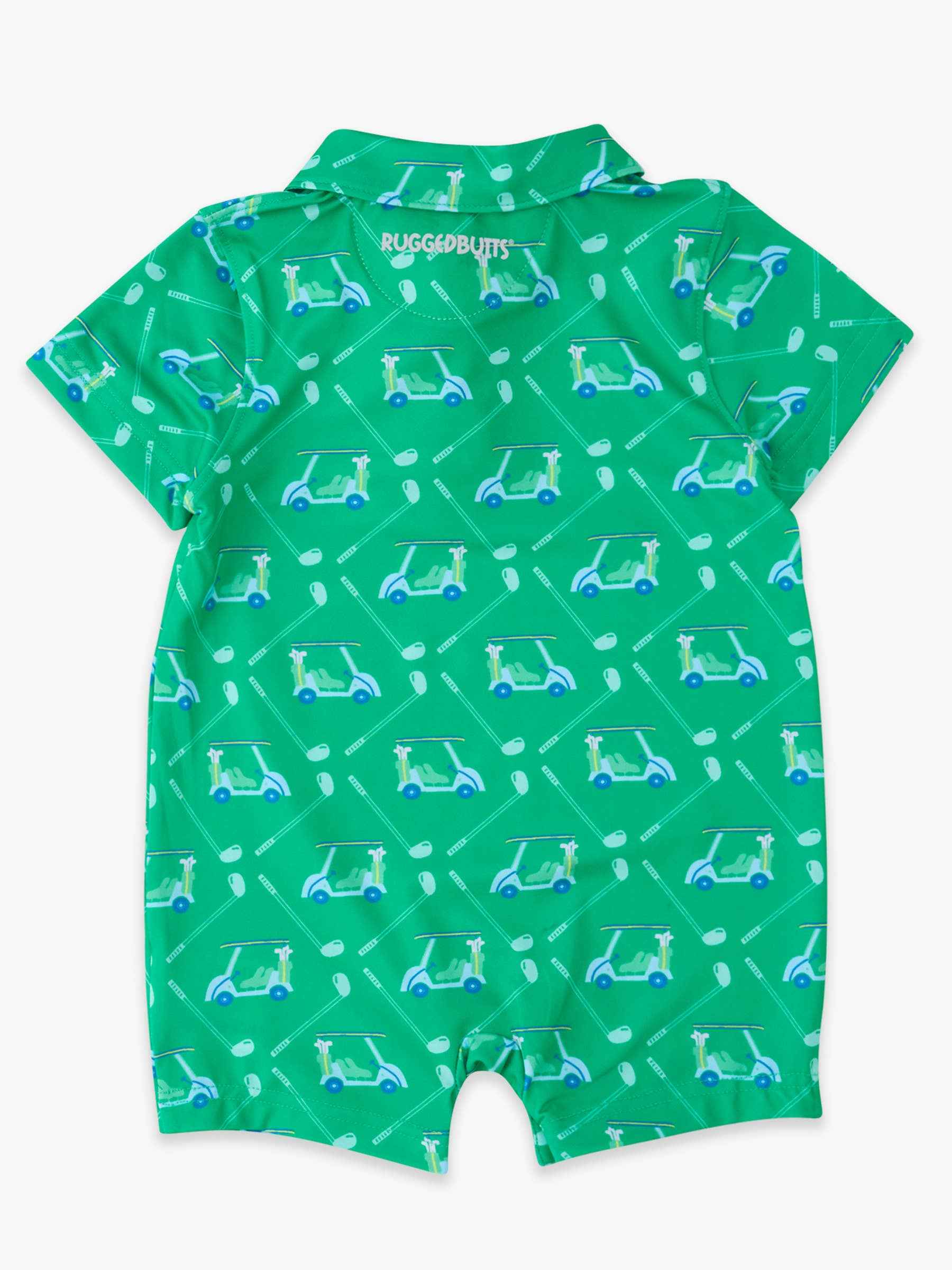 Baby Boys Golf Course Cruiser Performance Polo Romper - Image 2
