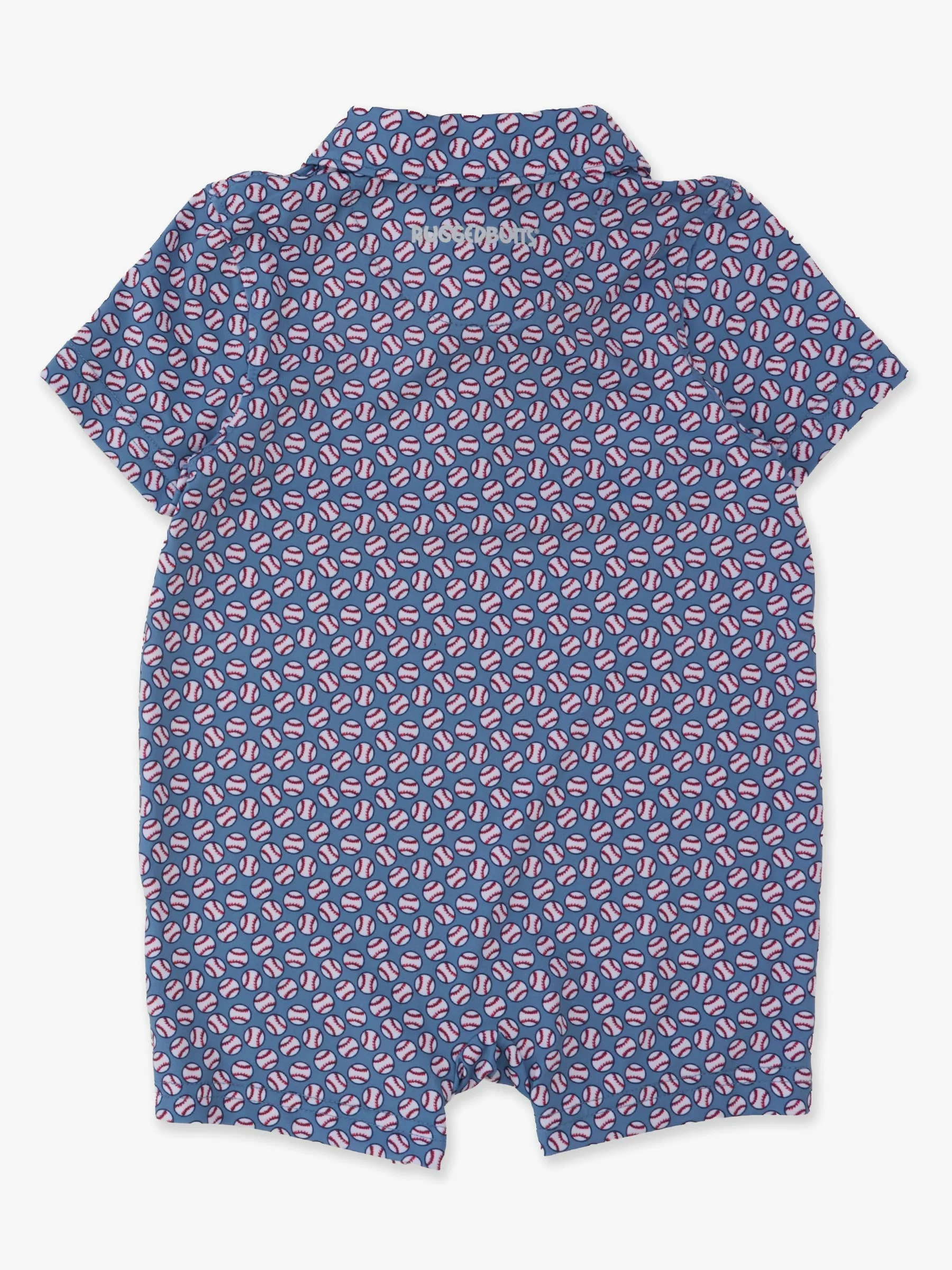 Baby Boys Home Run Performance Polo Romper
: Navy / 6-12m - Image 8