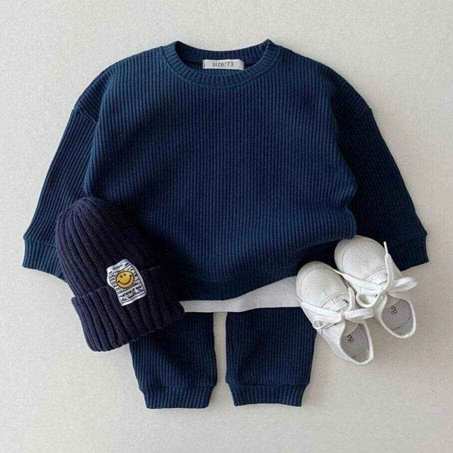 Baby Cotton Tracksuit Pullover Set