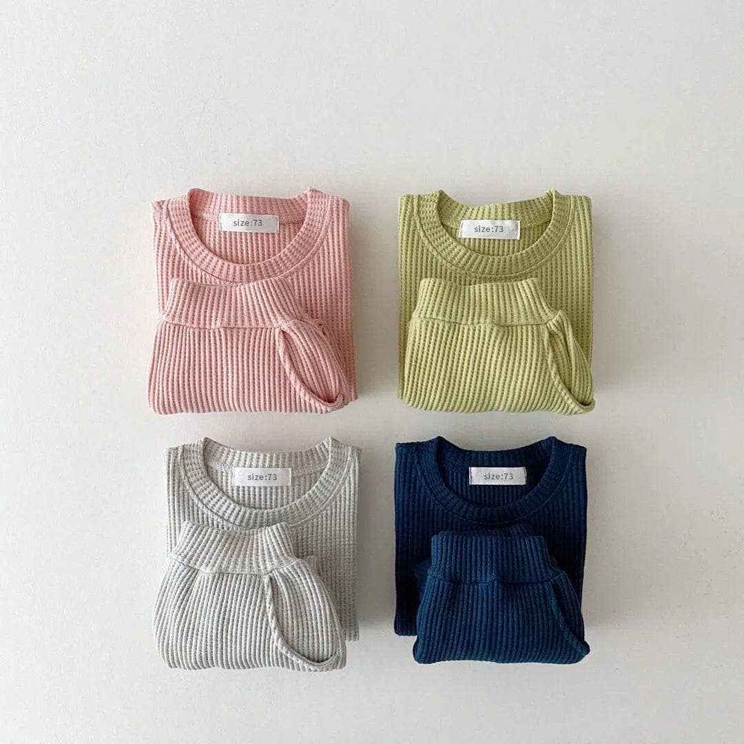 Baby Cotton Tracksuit Pullover Set - Image 12