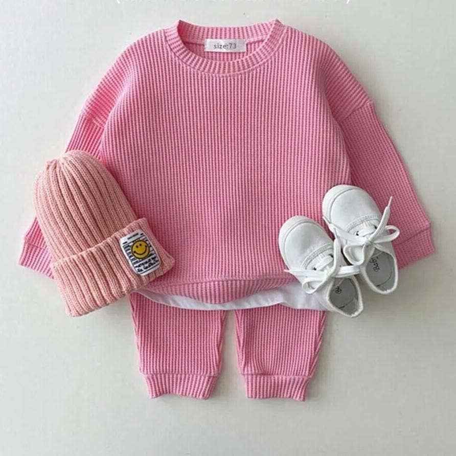 Baby Cotton Tracksuit Pullover Set - Image 6