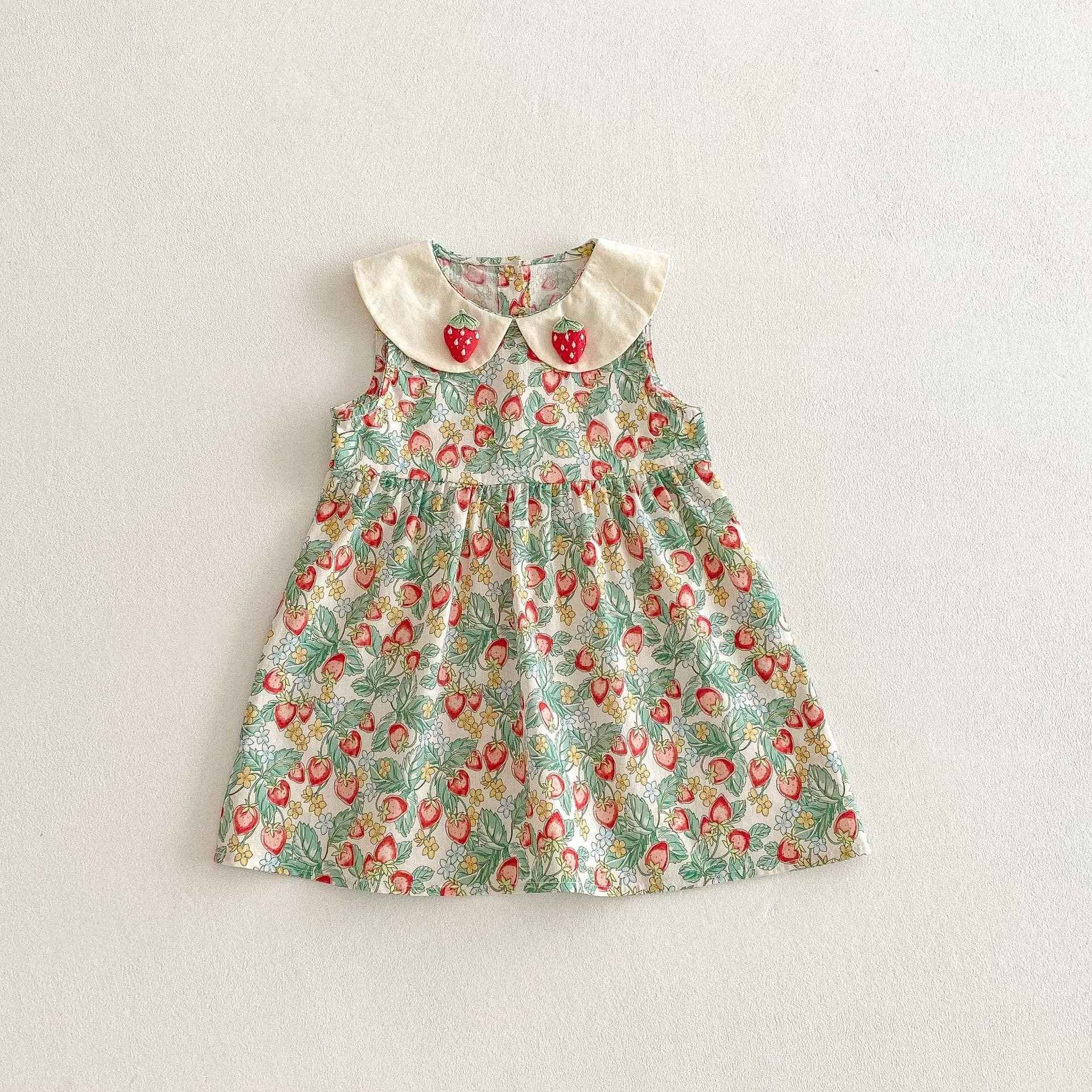 Baby & Kids Strawberry Princess Sundress: Green