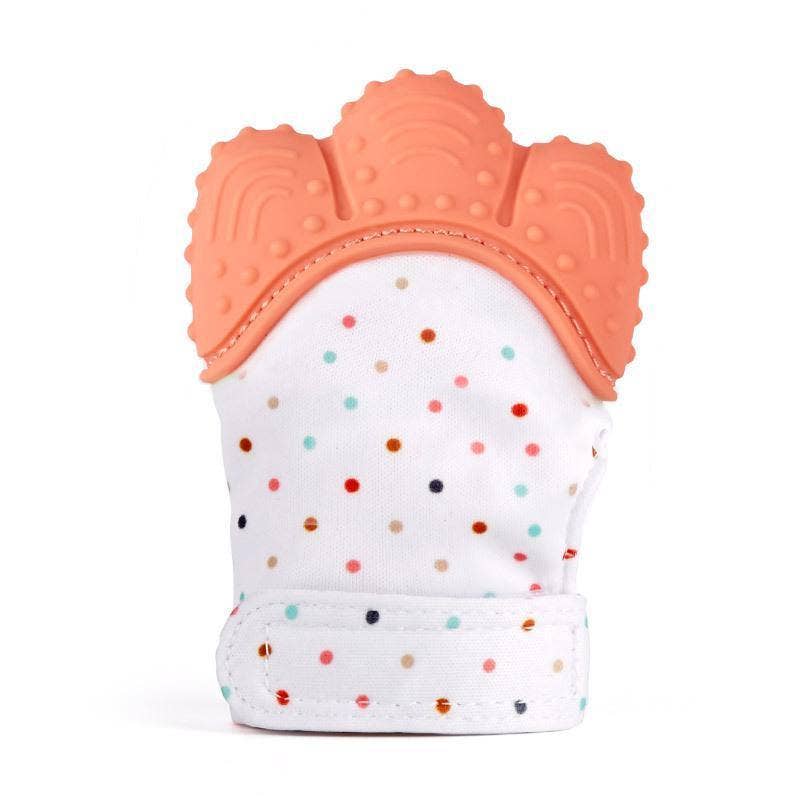 Baby Silicone Teething Glove: Blue - Image 2
