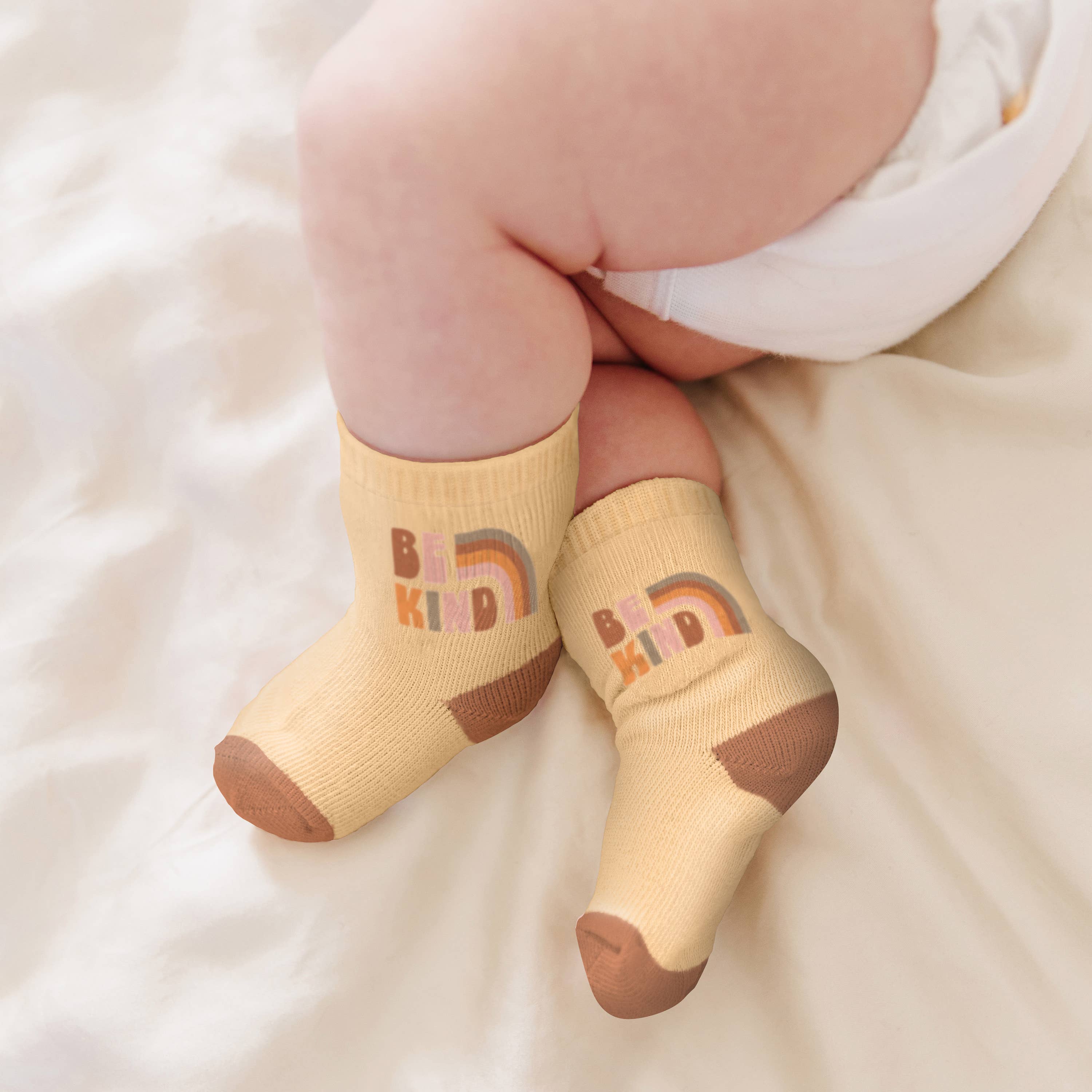Baby Socks Trio Be Kind Rainbows - Image 3
