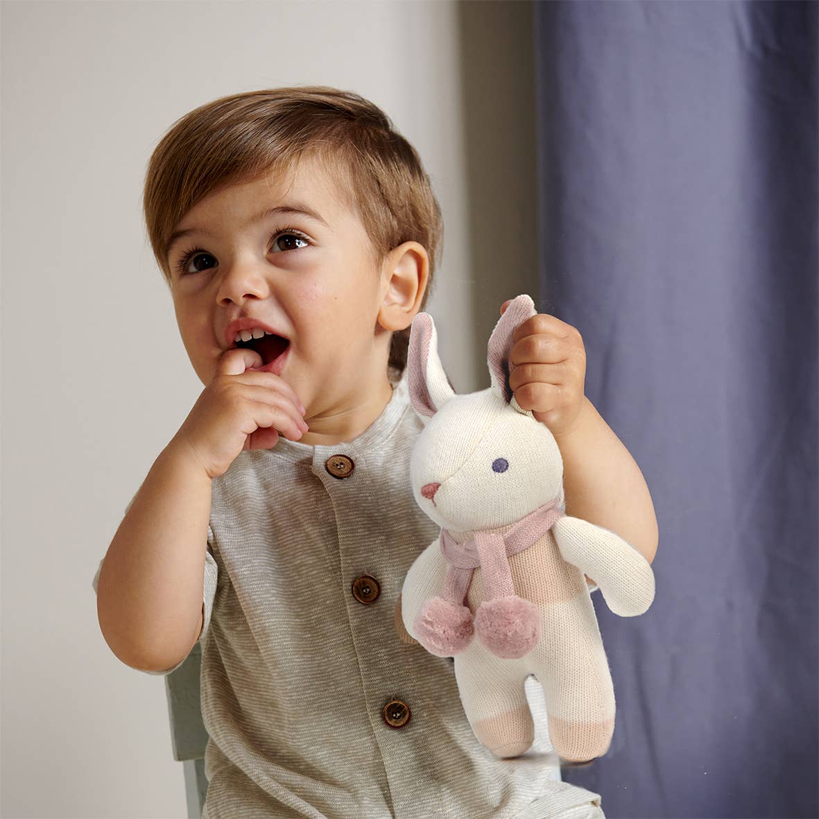 Cream Bunny Rattle - Image 3