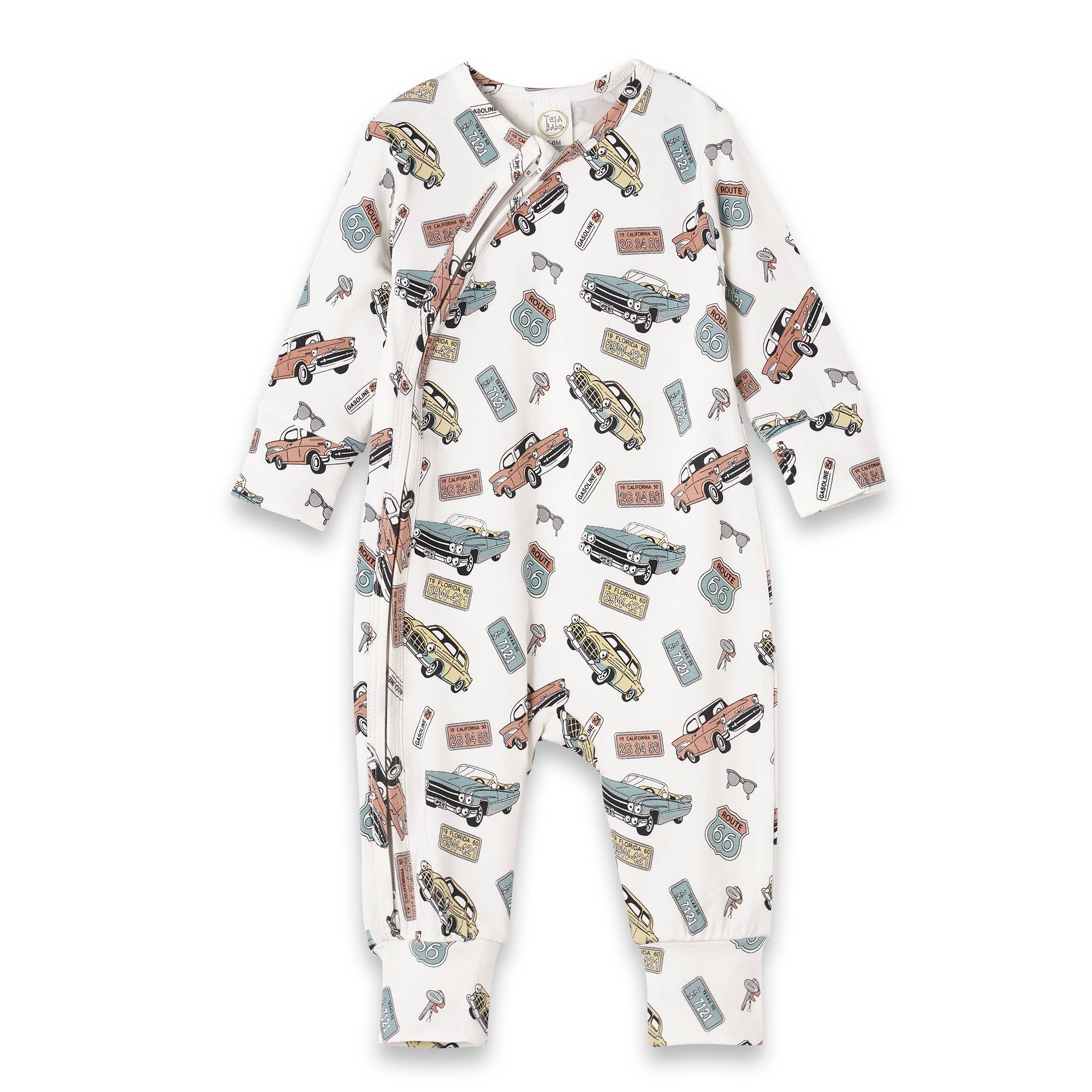 Baby Zipper Romper – Route 66 Classic