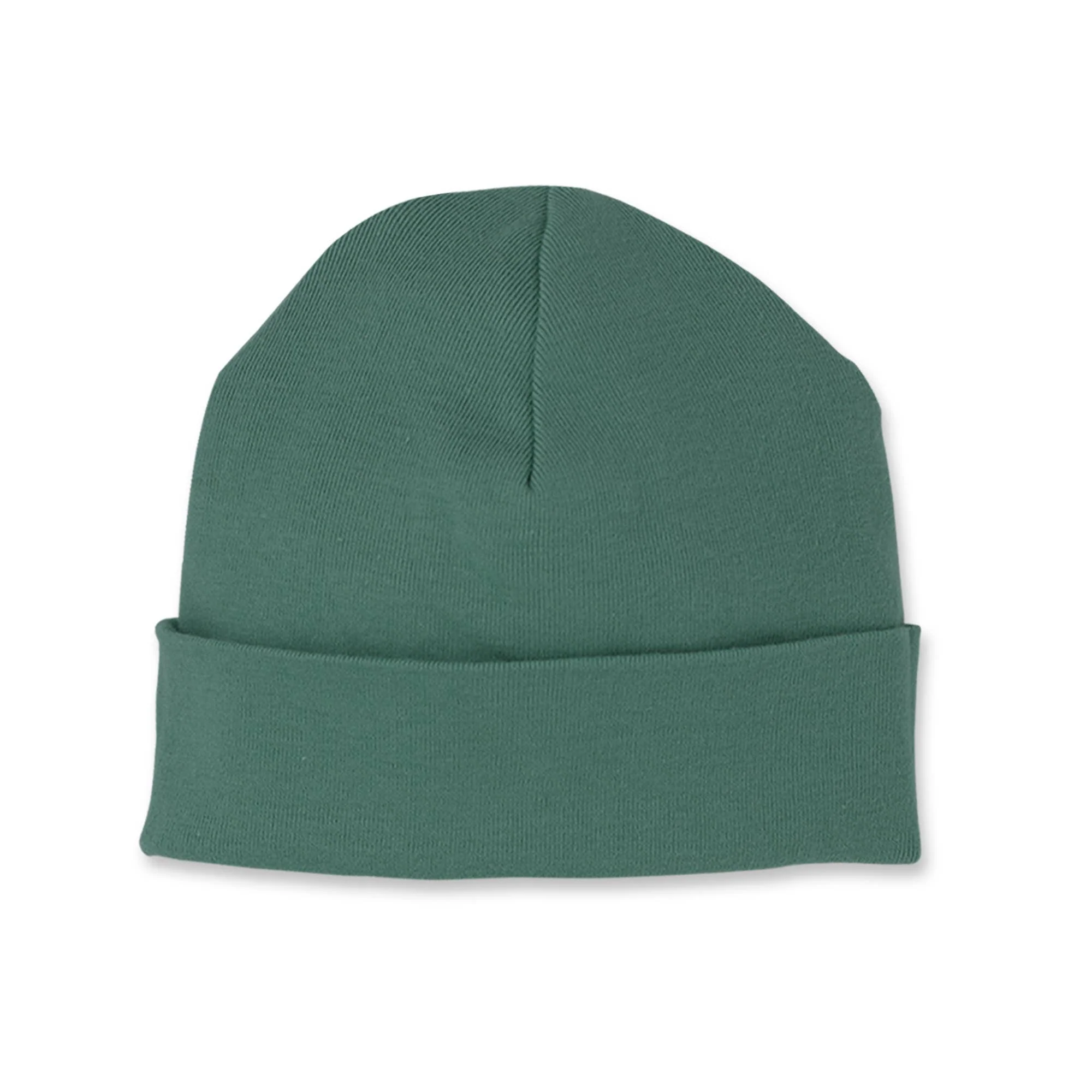 Baby's Red & Green Cotton Hats: Red Thin Stripes - Image 2