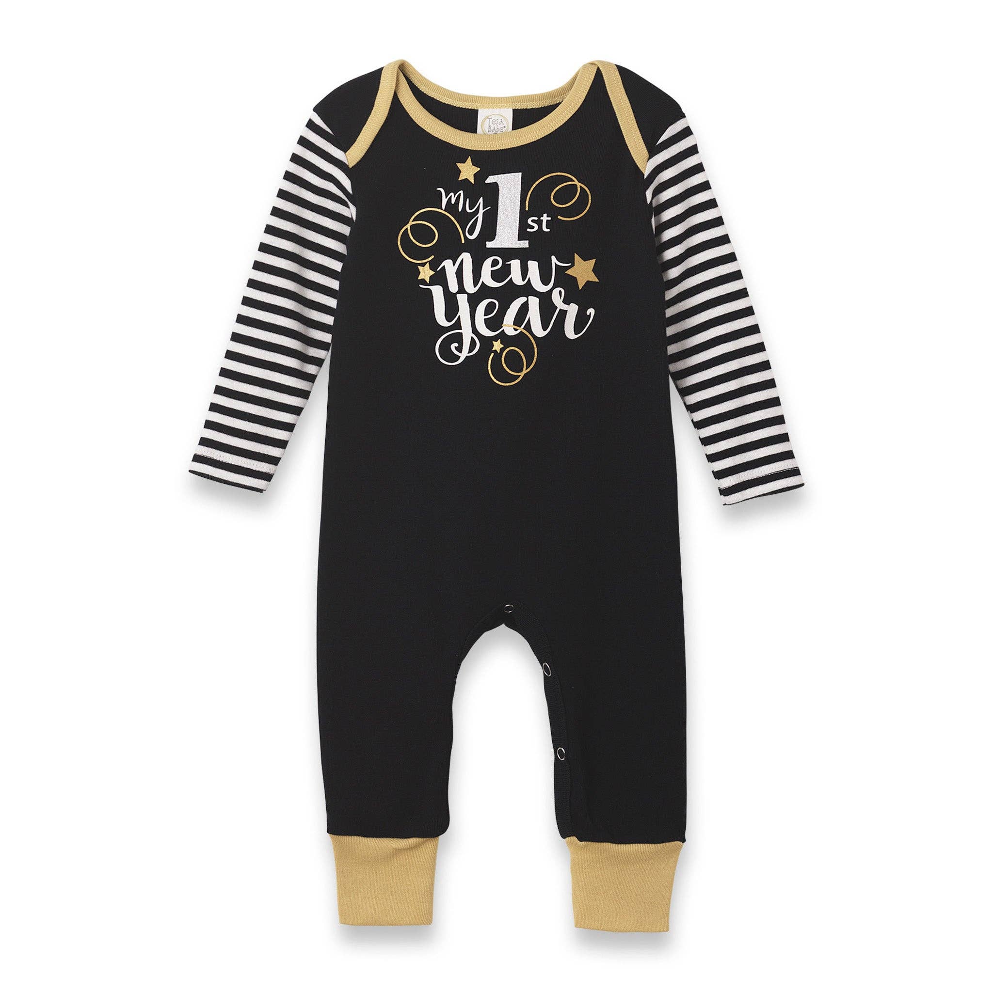 Baby's "My 1st New Year" Cotton Romper - Image 3