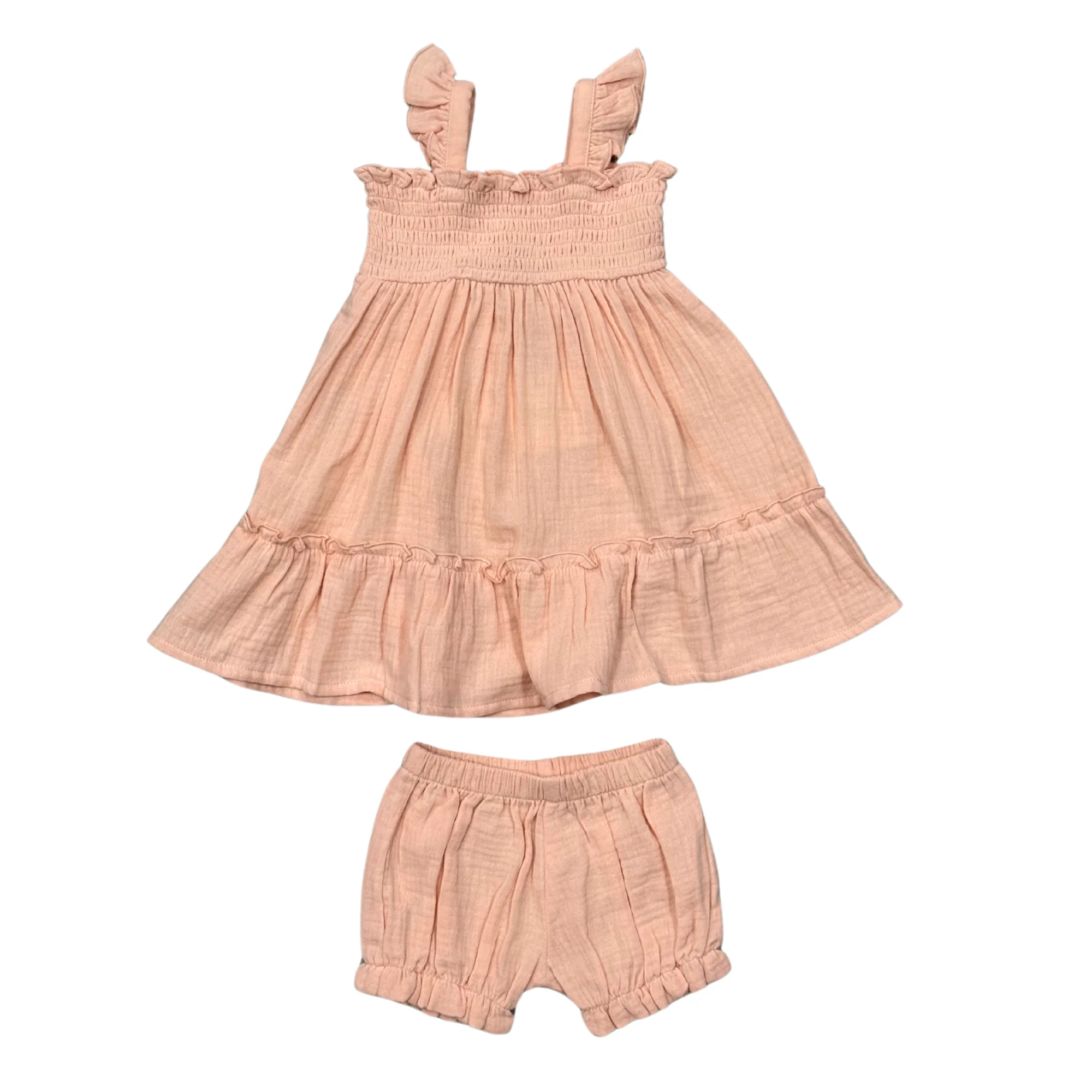 Babysprouts Flutter Dress Set: Sketched Daisy / 0-3M - Image 3