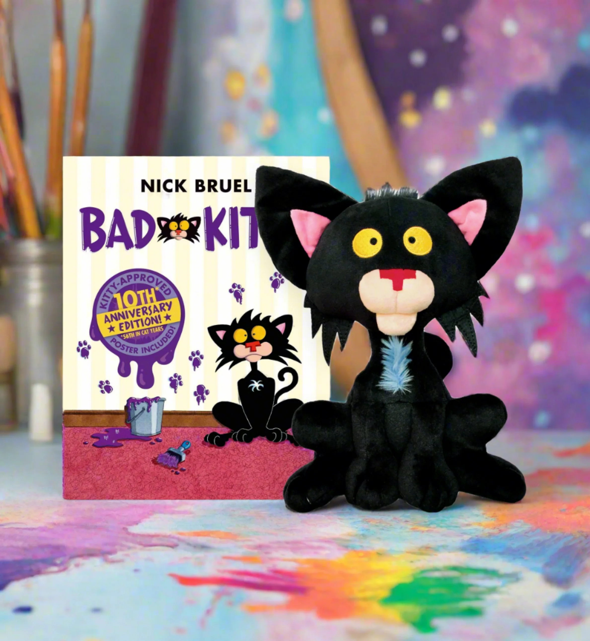 Bad Kitty Plush with hardcover book SOLD SEPARATELY - Image 2
