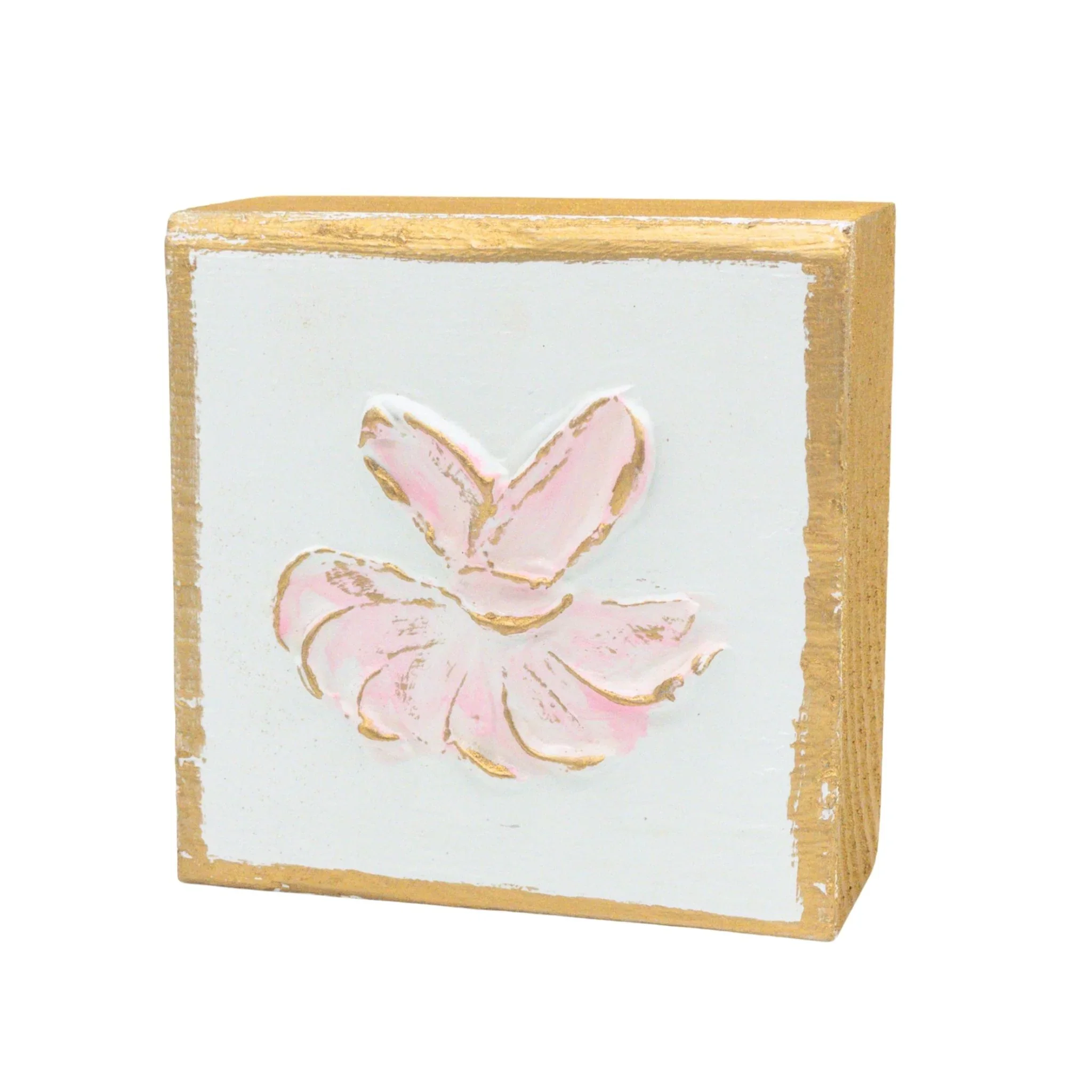 Pink Ballet Tutu Mini Wood Block