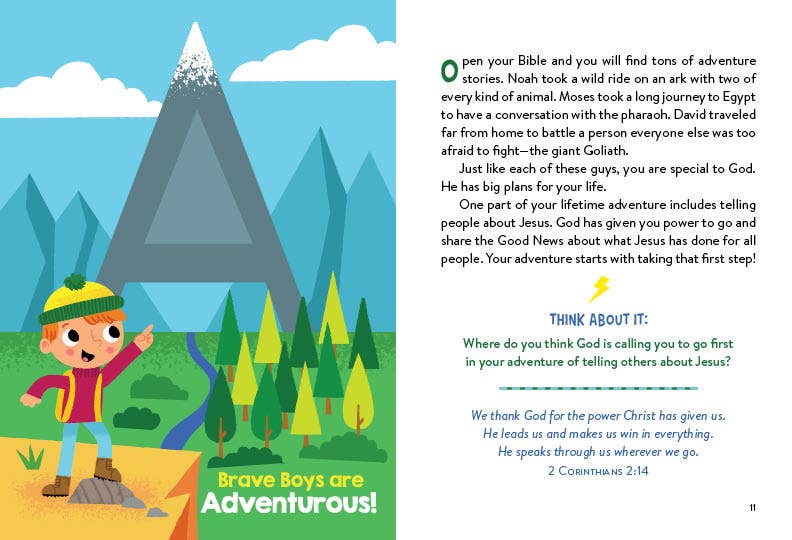 A to Z Devotions for Brave Boys - Image 3