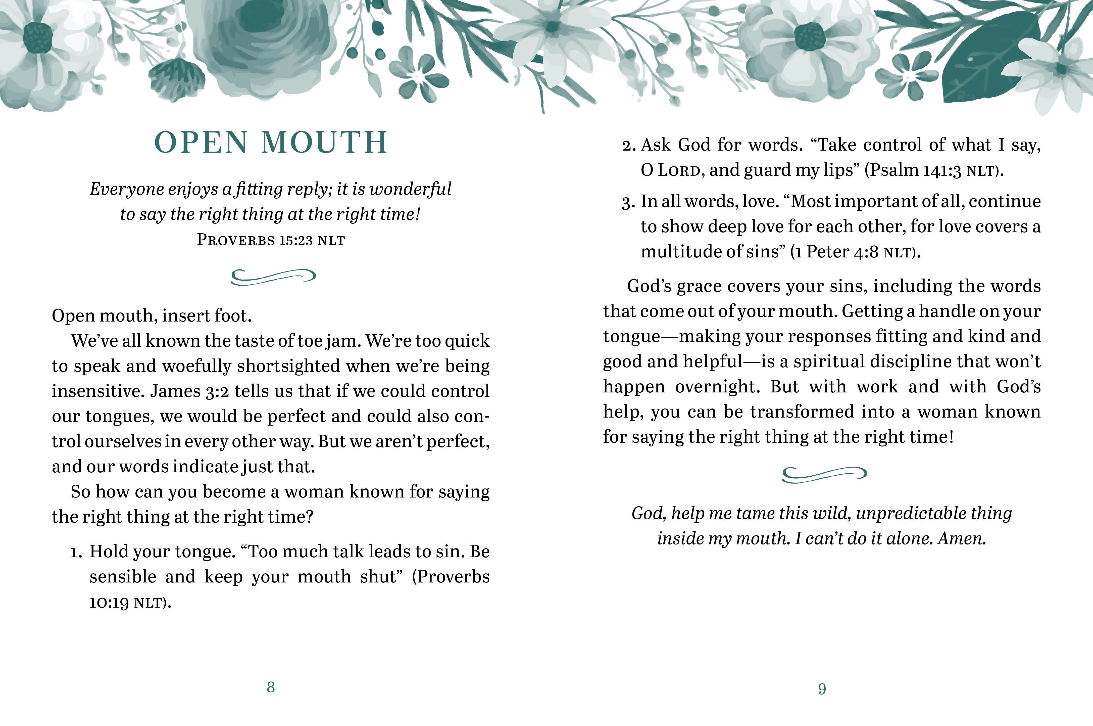 Large Print Devotions: 90 Wisdom-Filled Readings for Women - Image 2