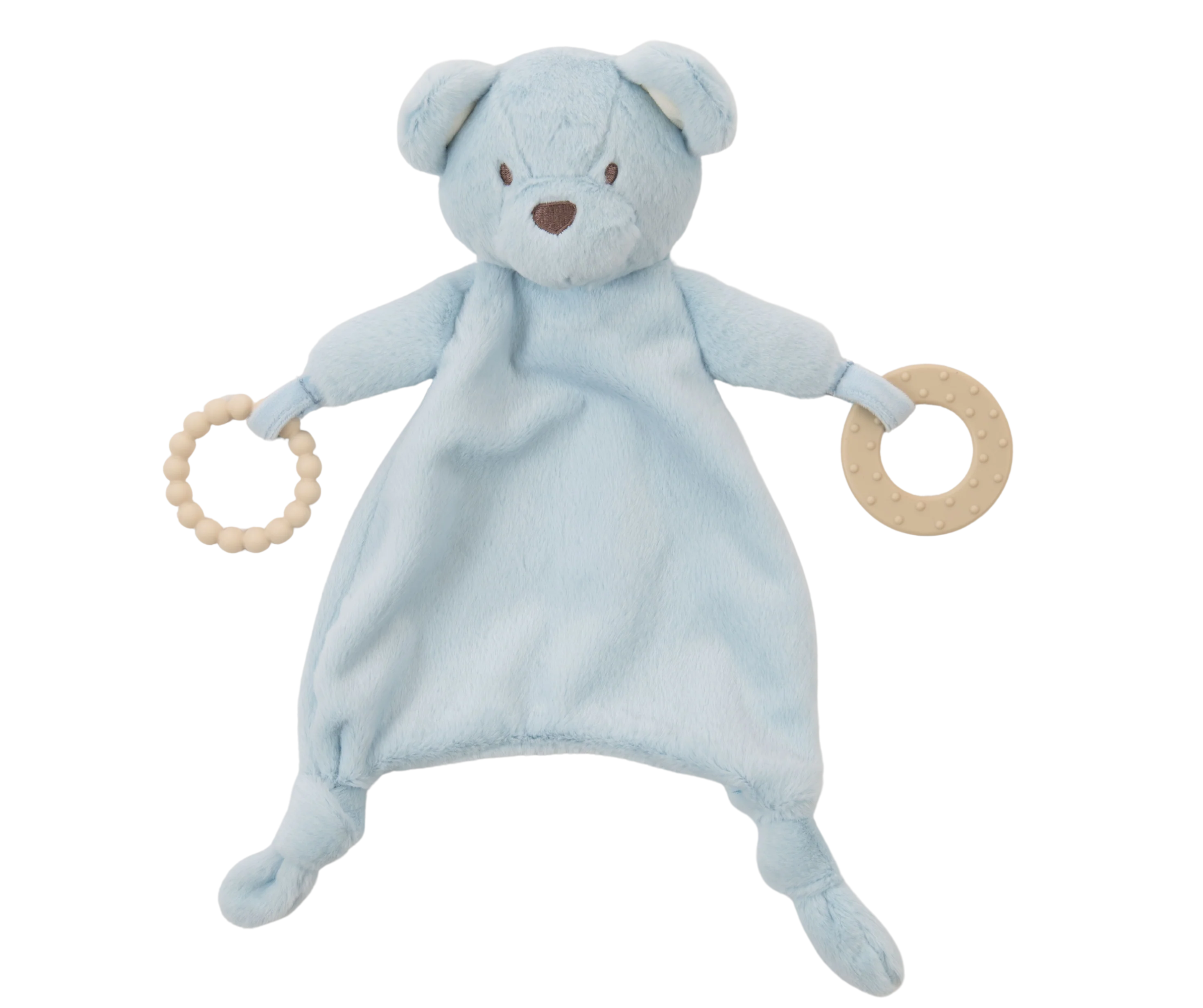 Barrett the Blue Bear Teether Blankie - Image 2