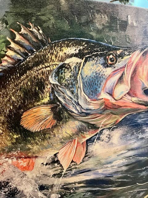Bass Canvas Art 10" - Image 3